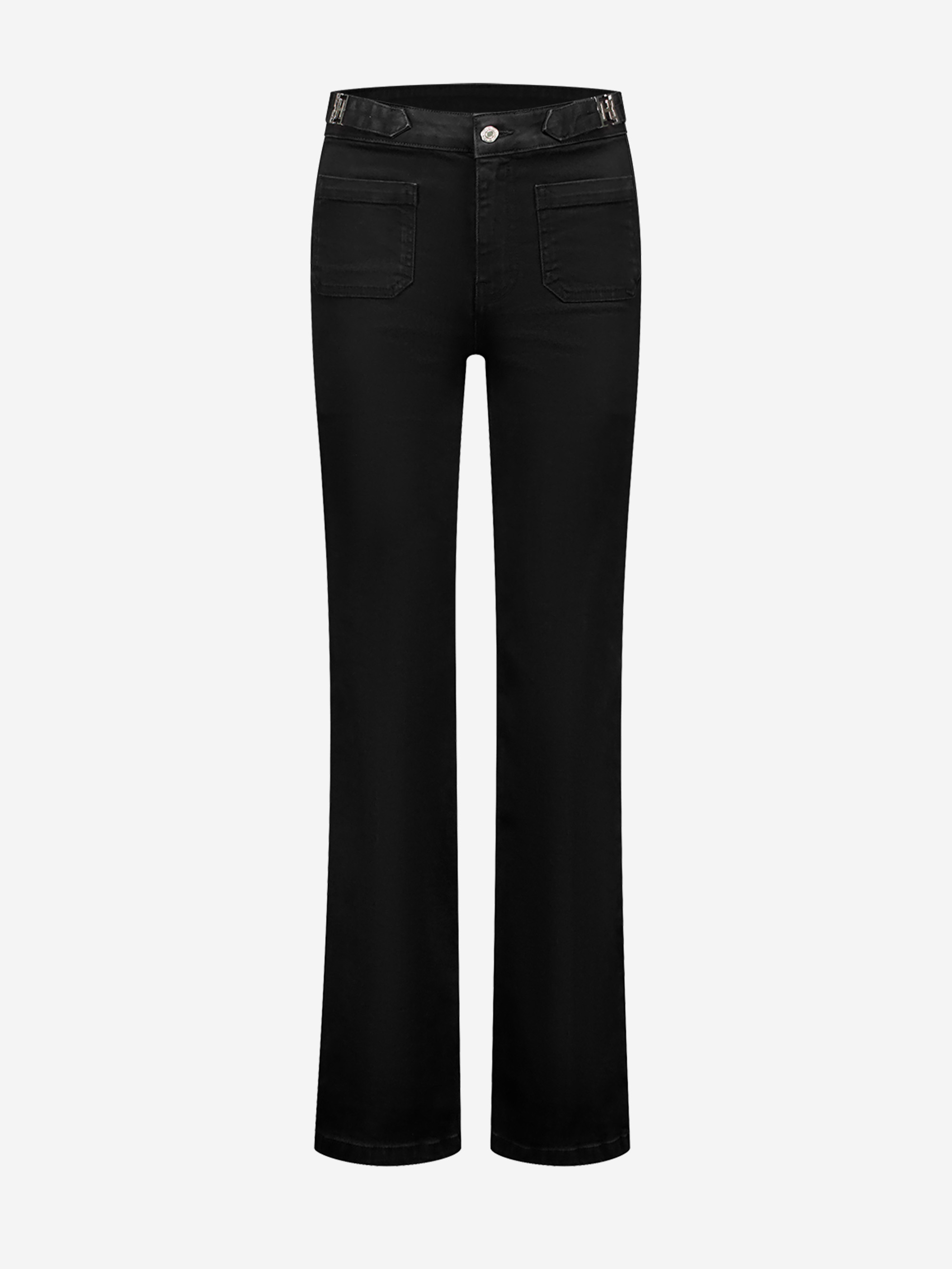 Flared jeans with high waist