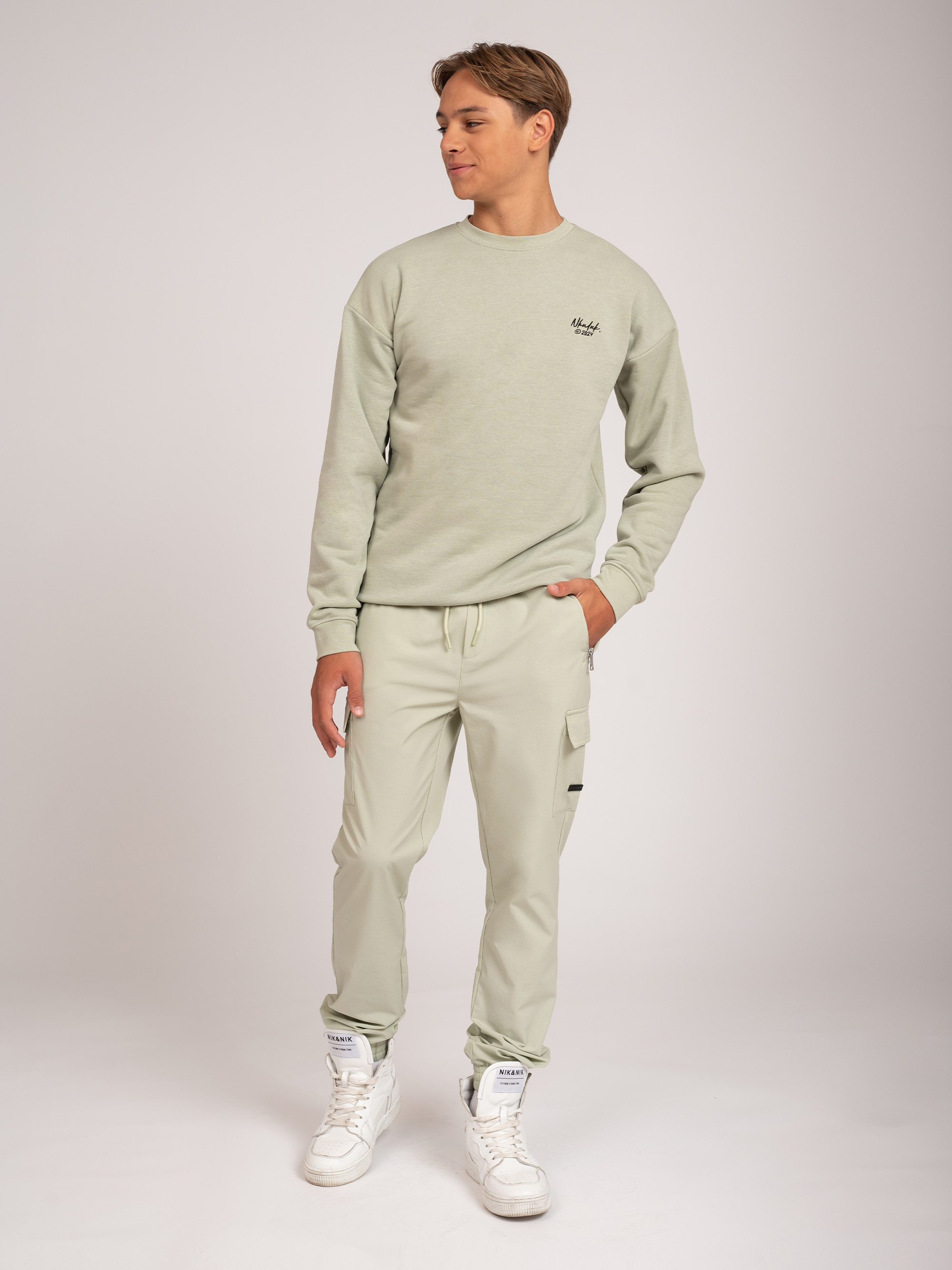 Cargo broek met elastisch taille
