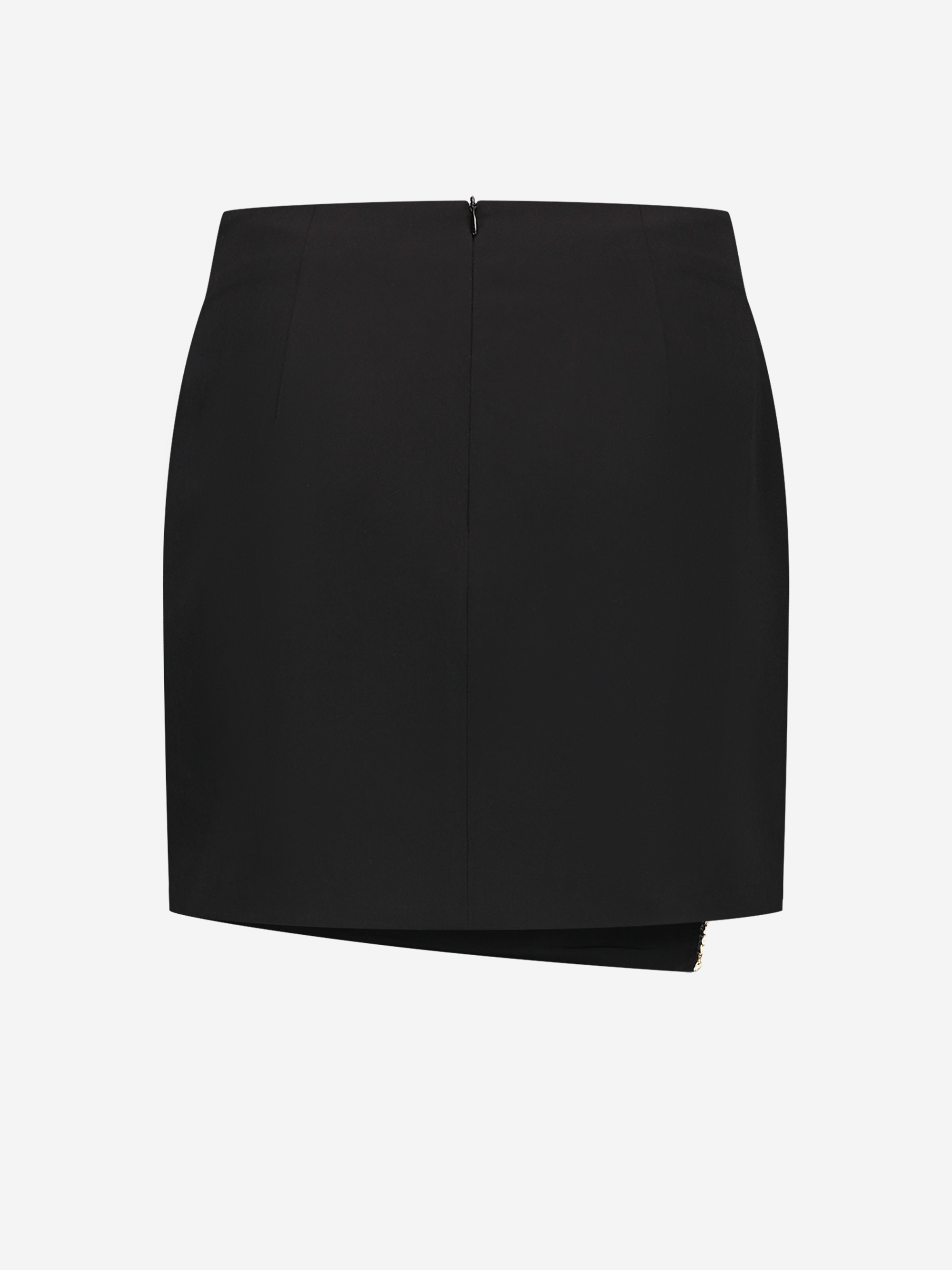 Mid waist skirt with overlay