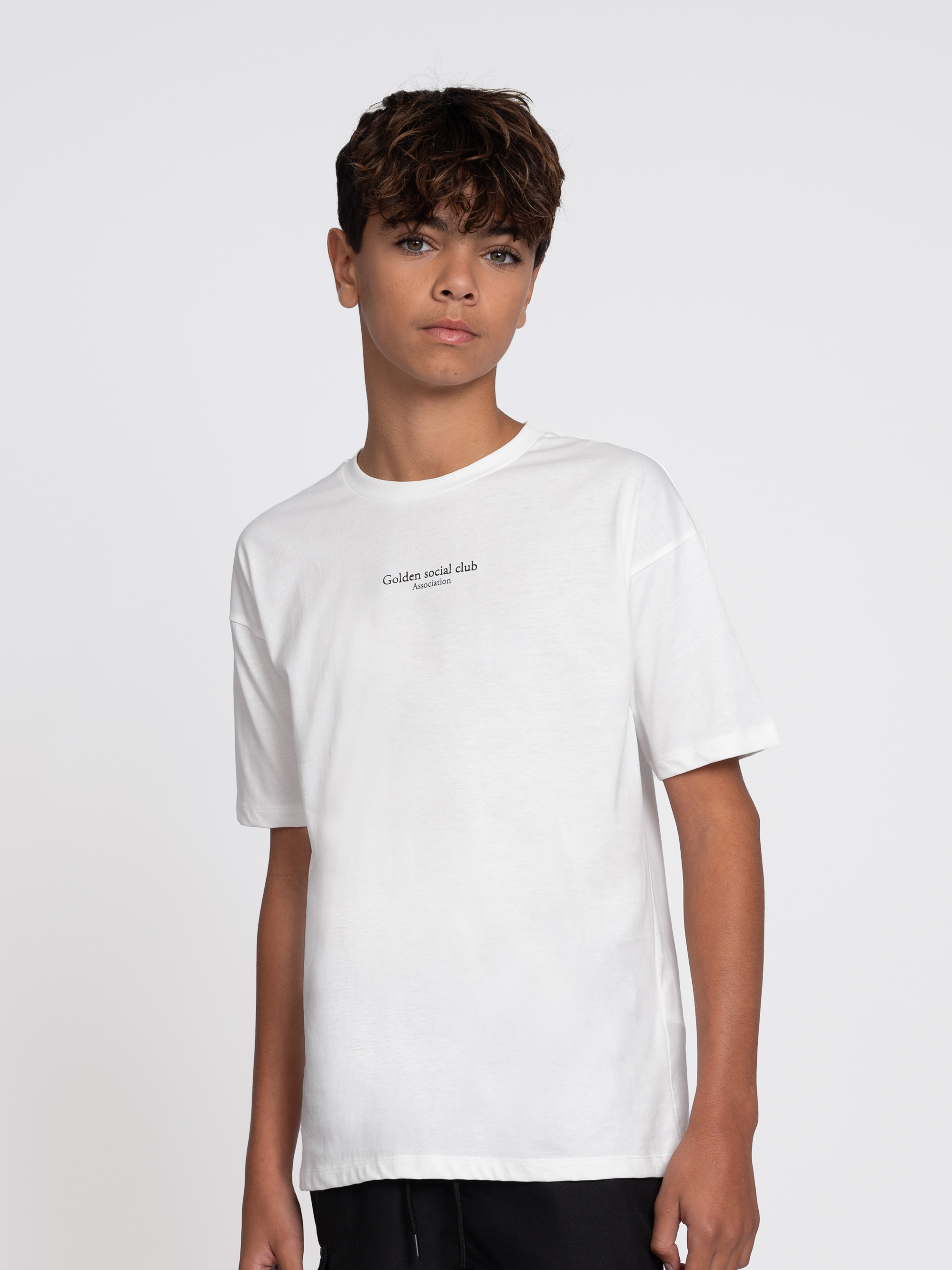 T-shirt met tekstopdruk
