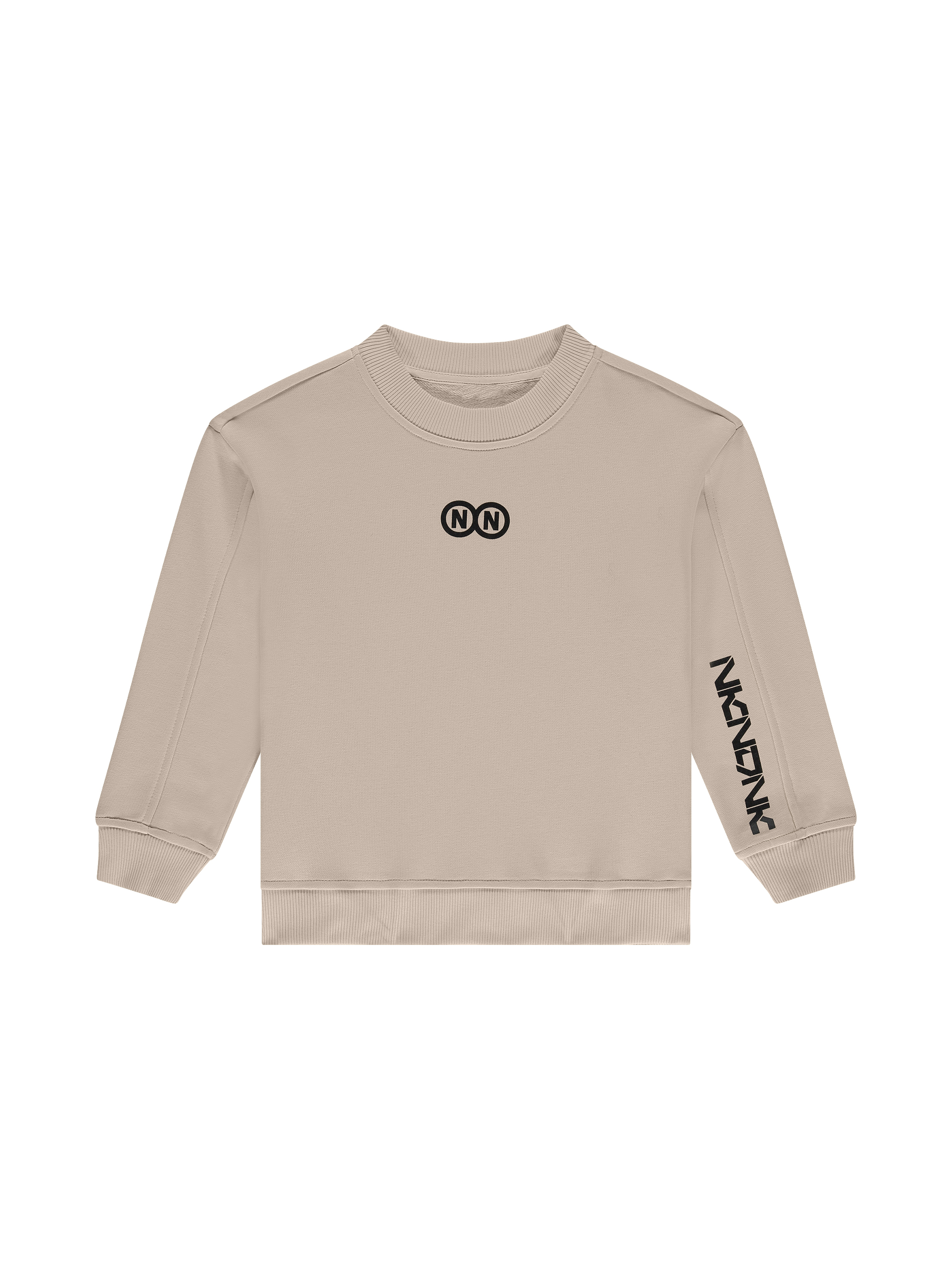 Sweatshirt met N&N logo en grafische print