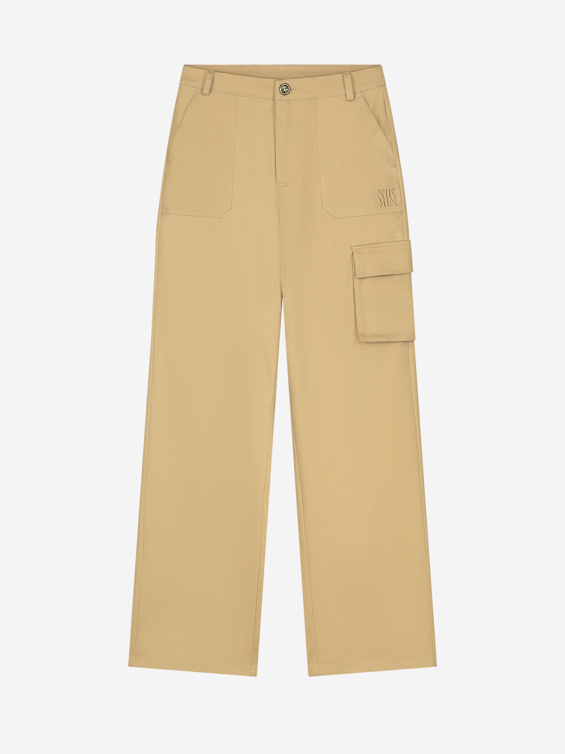 Cargo broek met middelhoge taille 