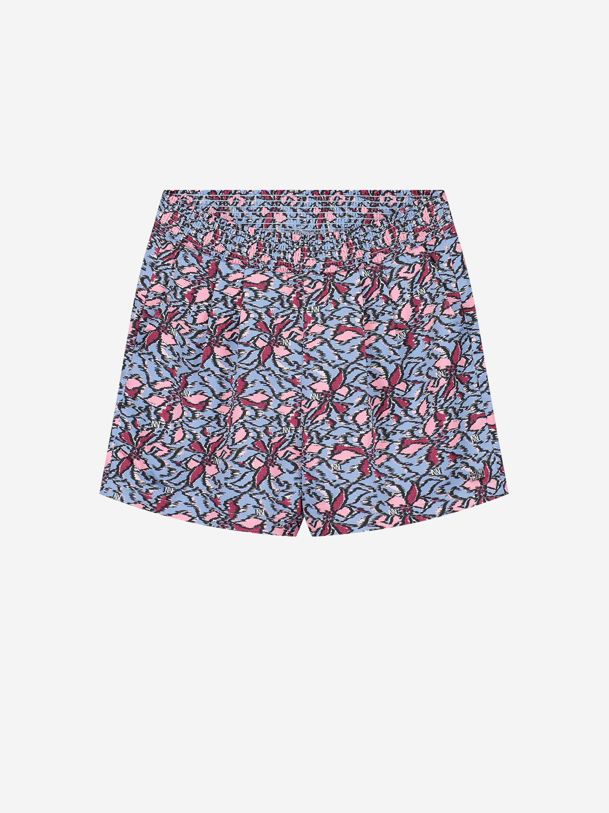Mid rise skort with print