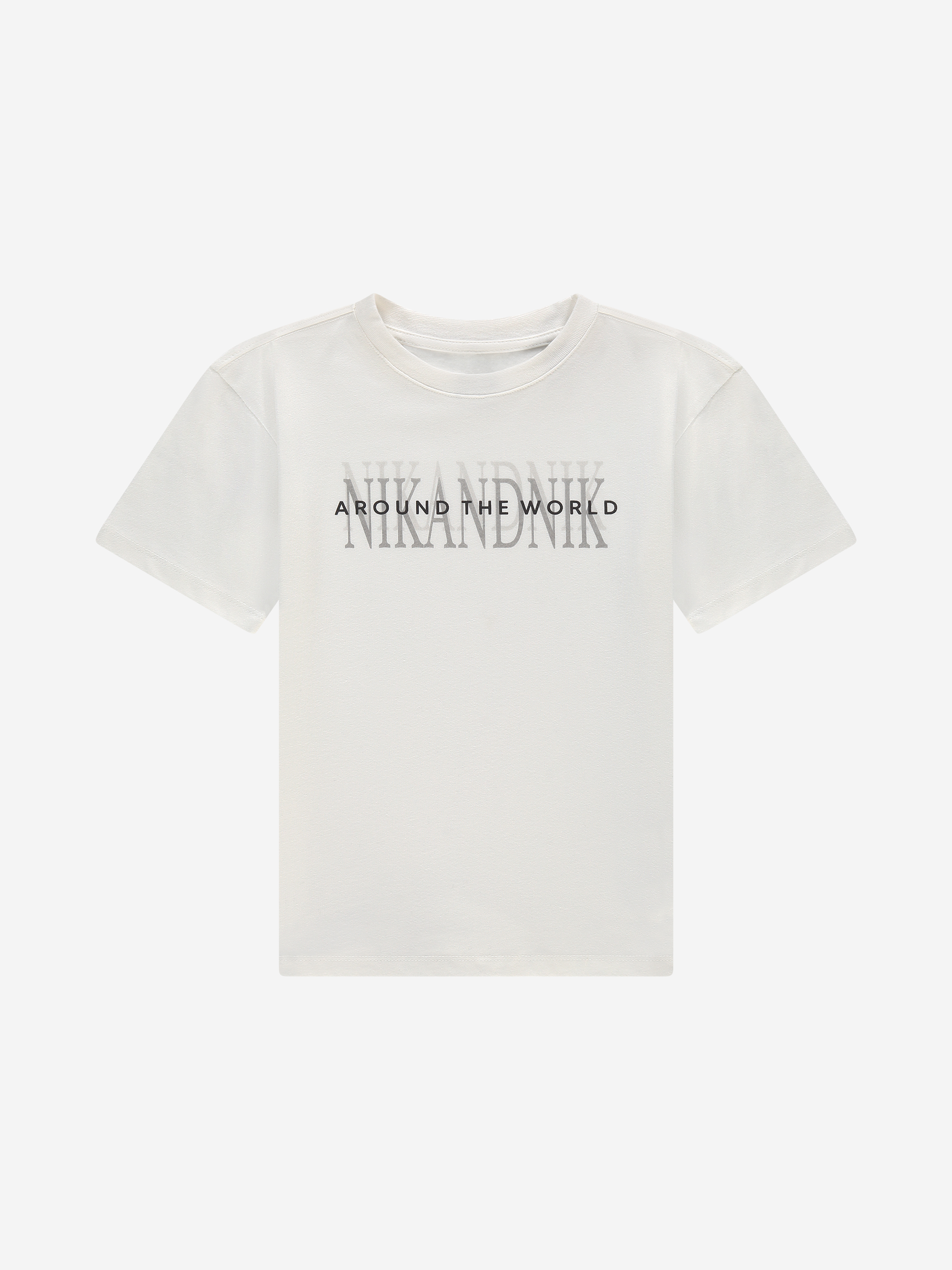 T-shirt with NIK&NIK logo and print on the back