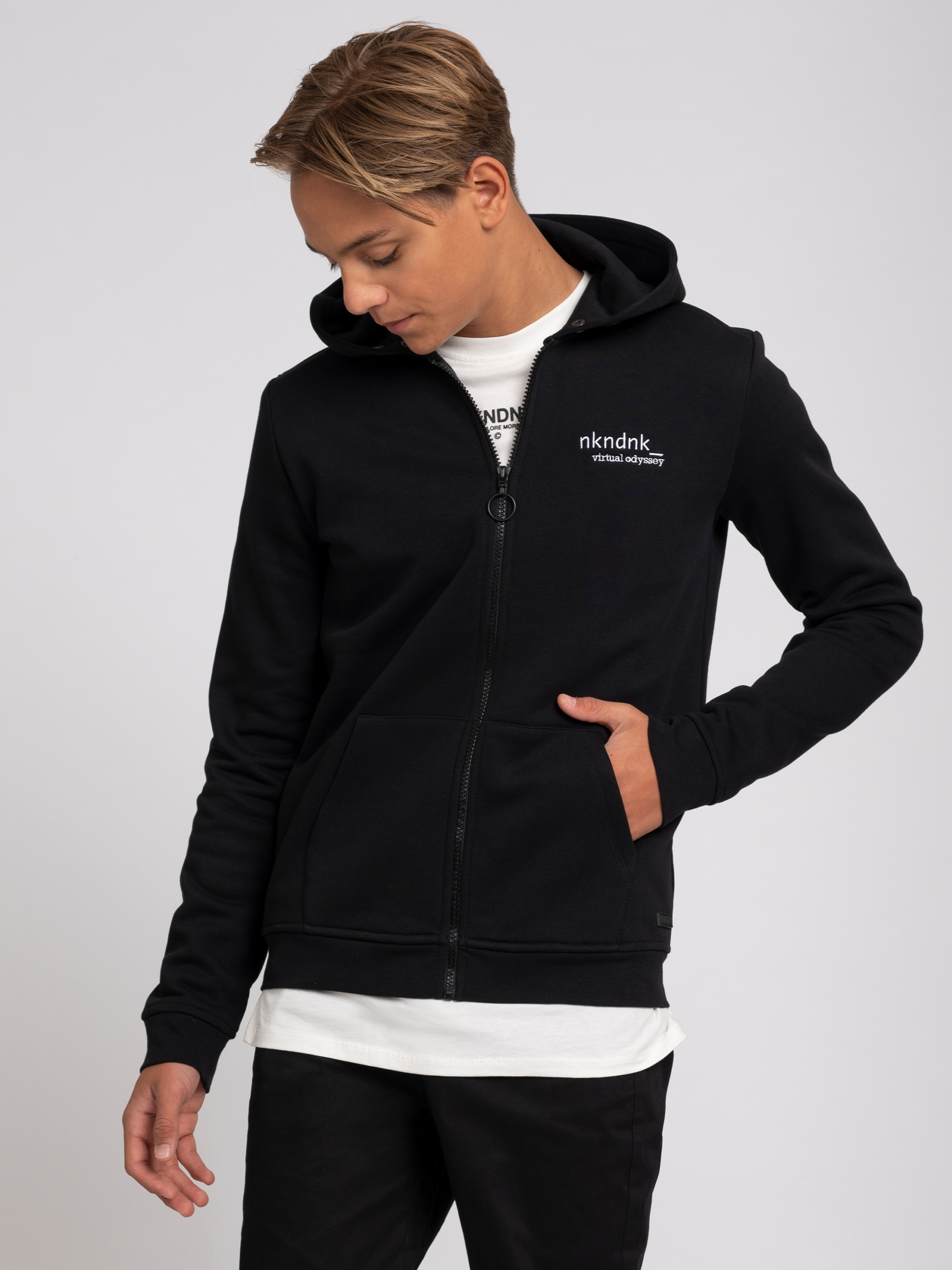 NKNK zipper Hoodie 