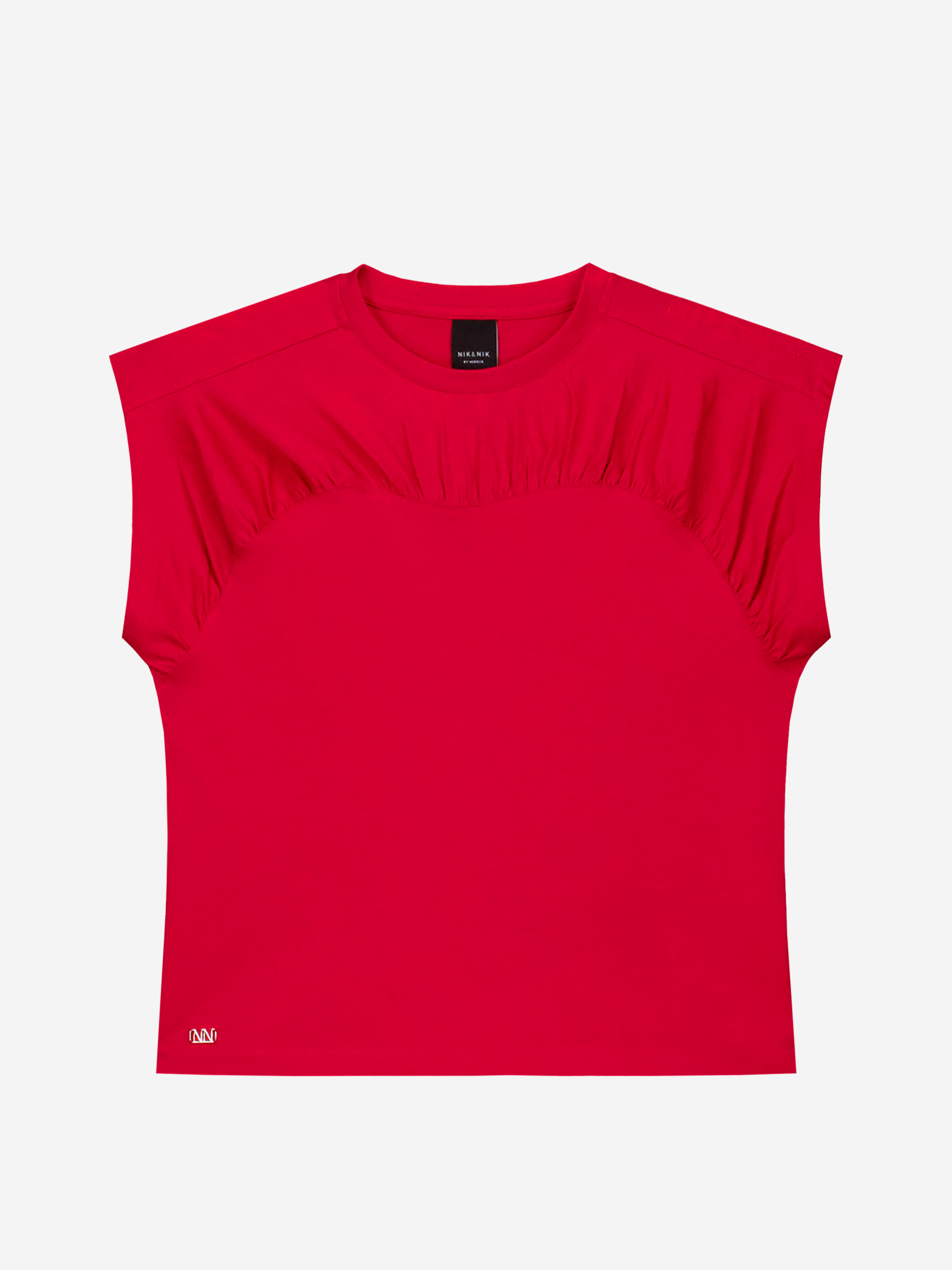 T-shirt with boxy fit