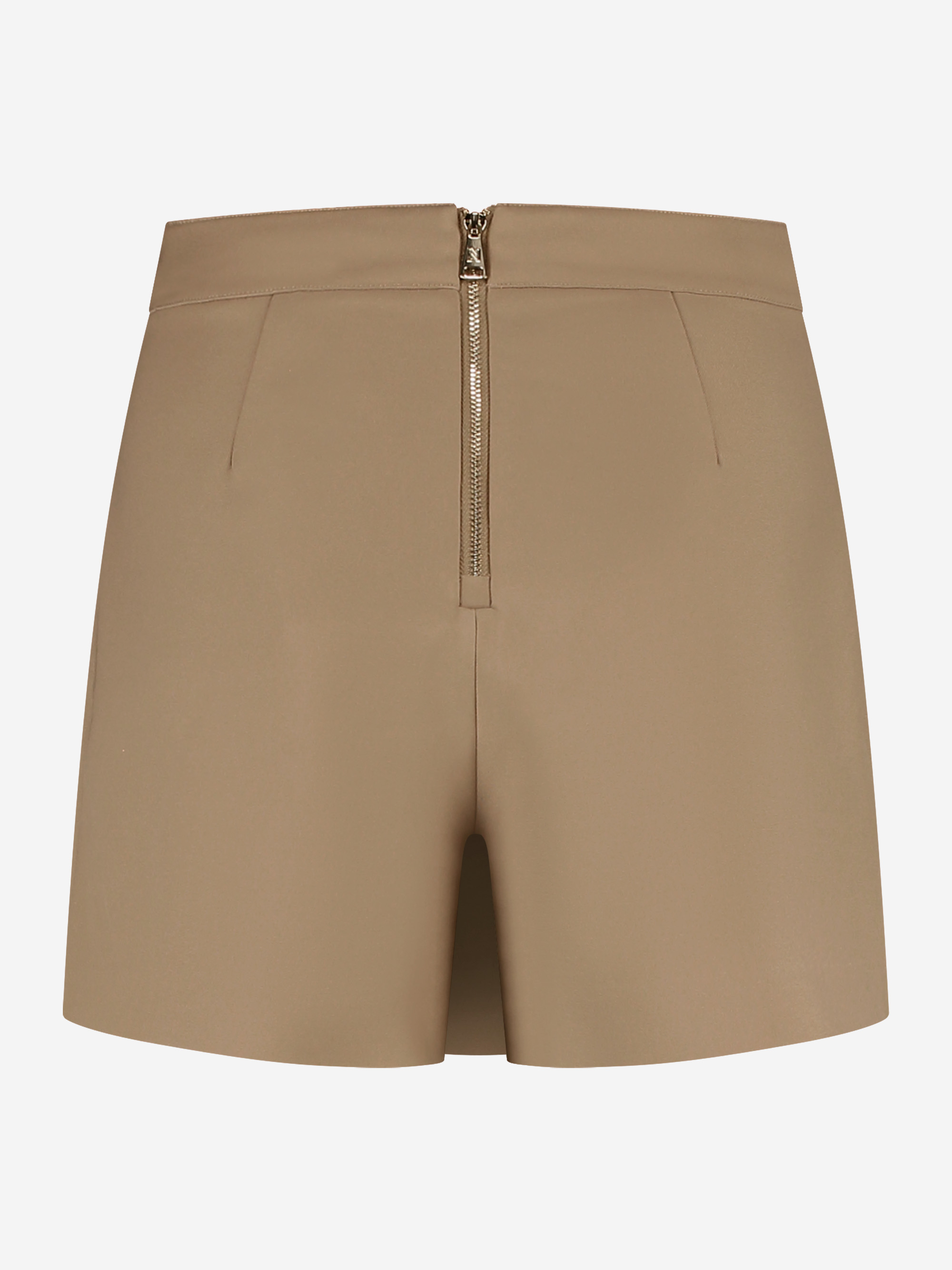 A-line skort with pleats