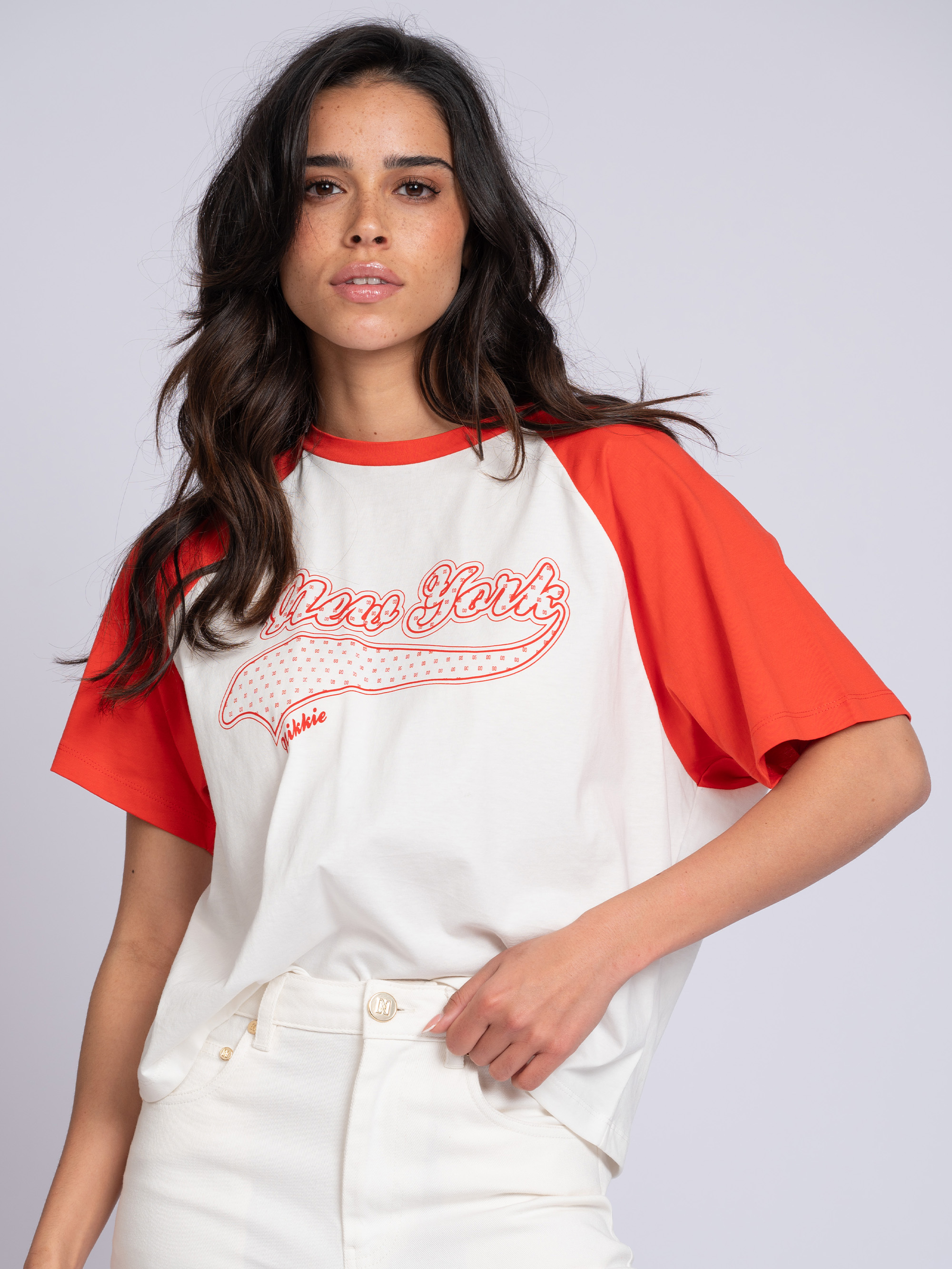 T-shirt met New York print