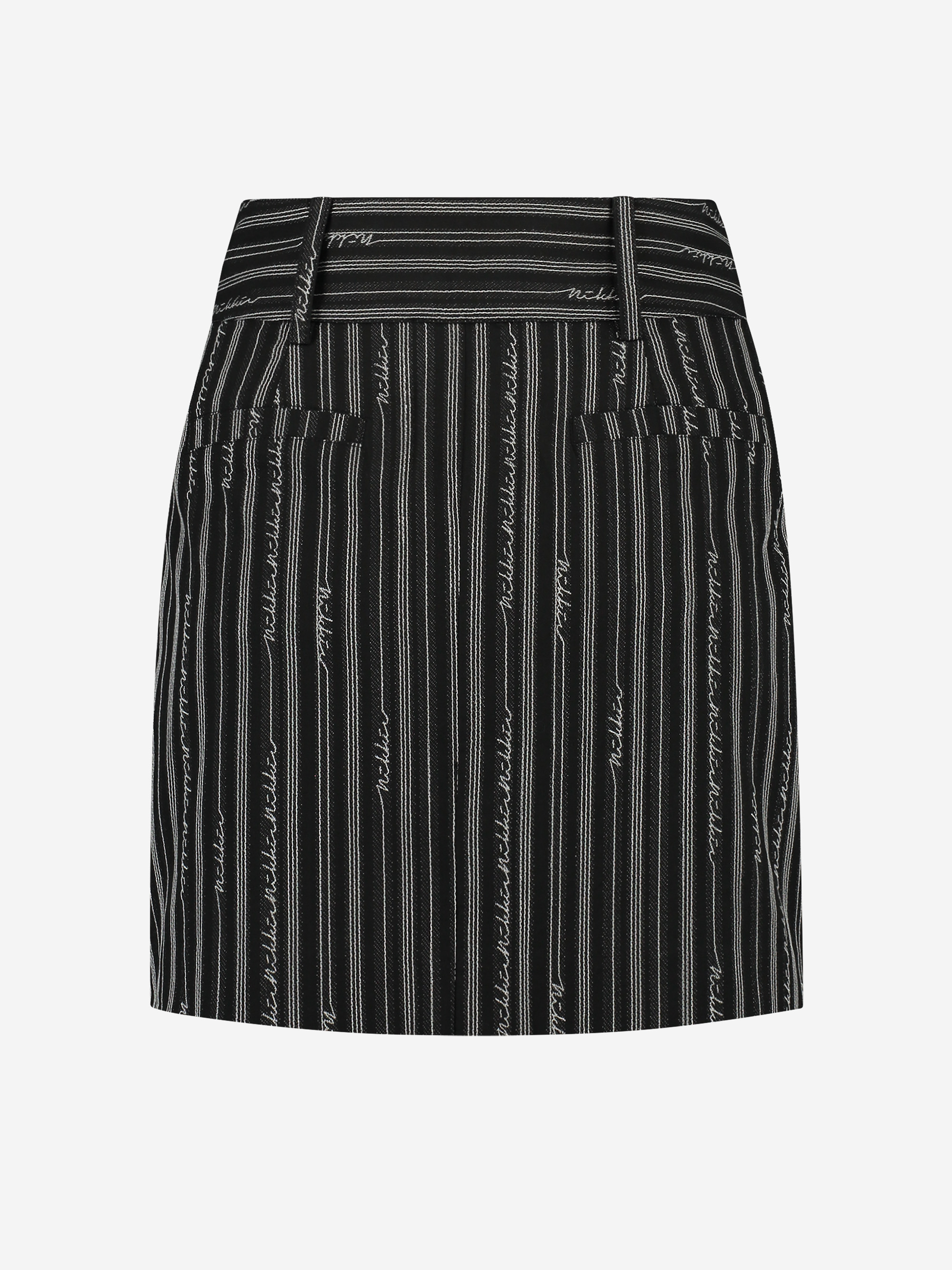 Rok met logo patroon
