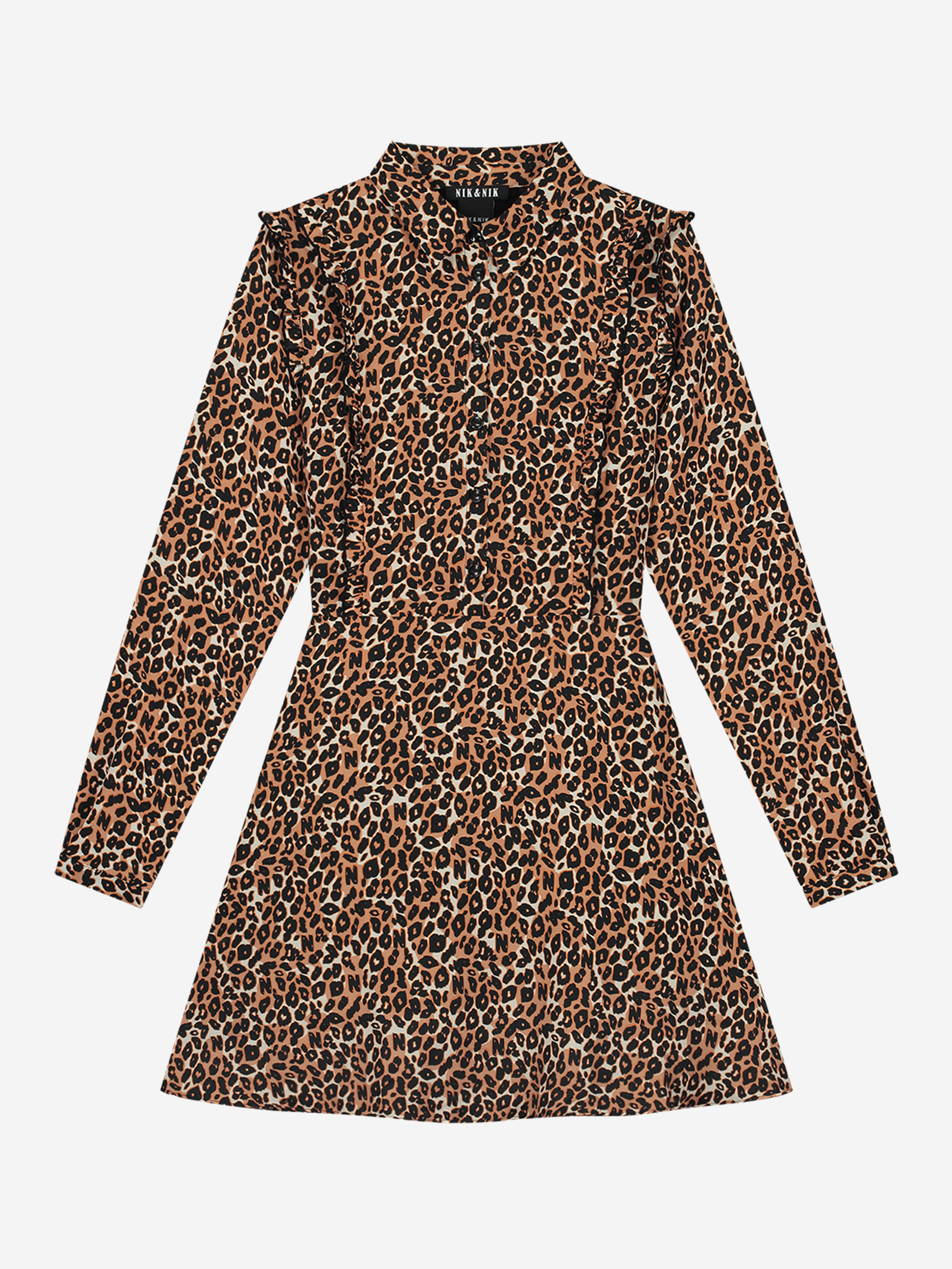 Luipaardprint jurk