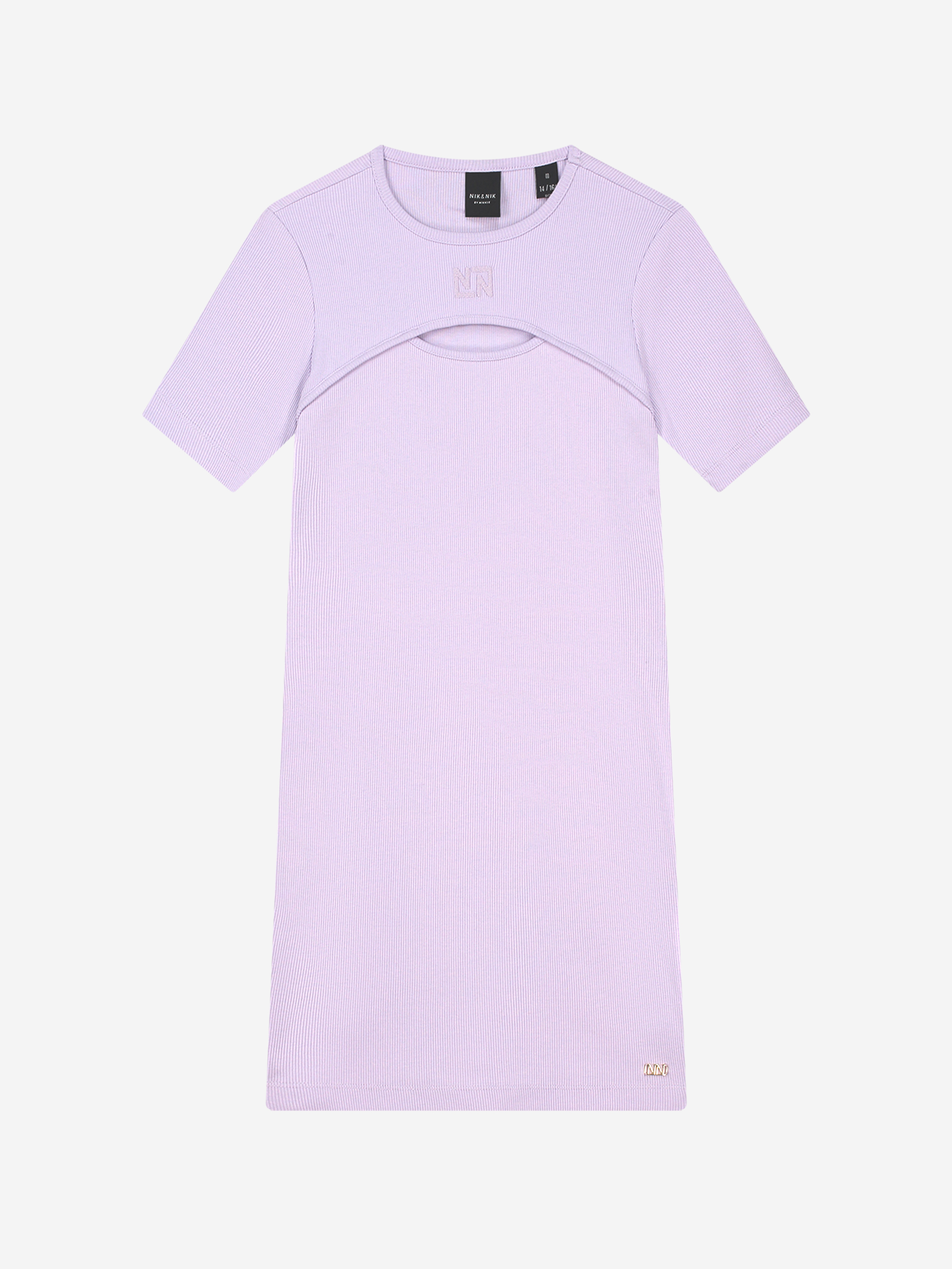 fitted sweatjurk met cut-out 