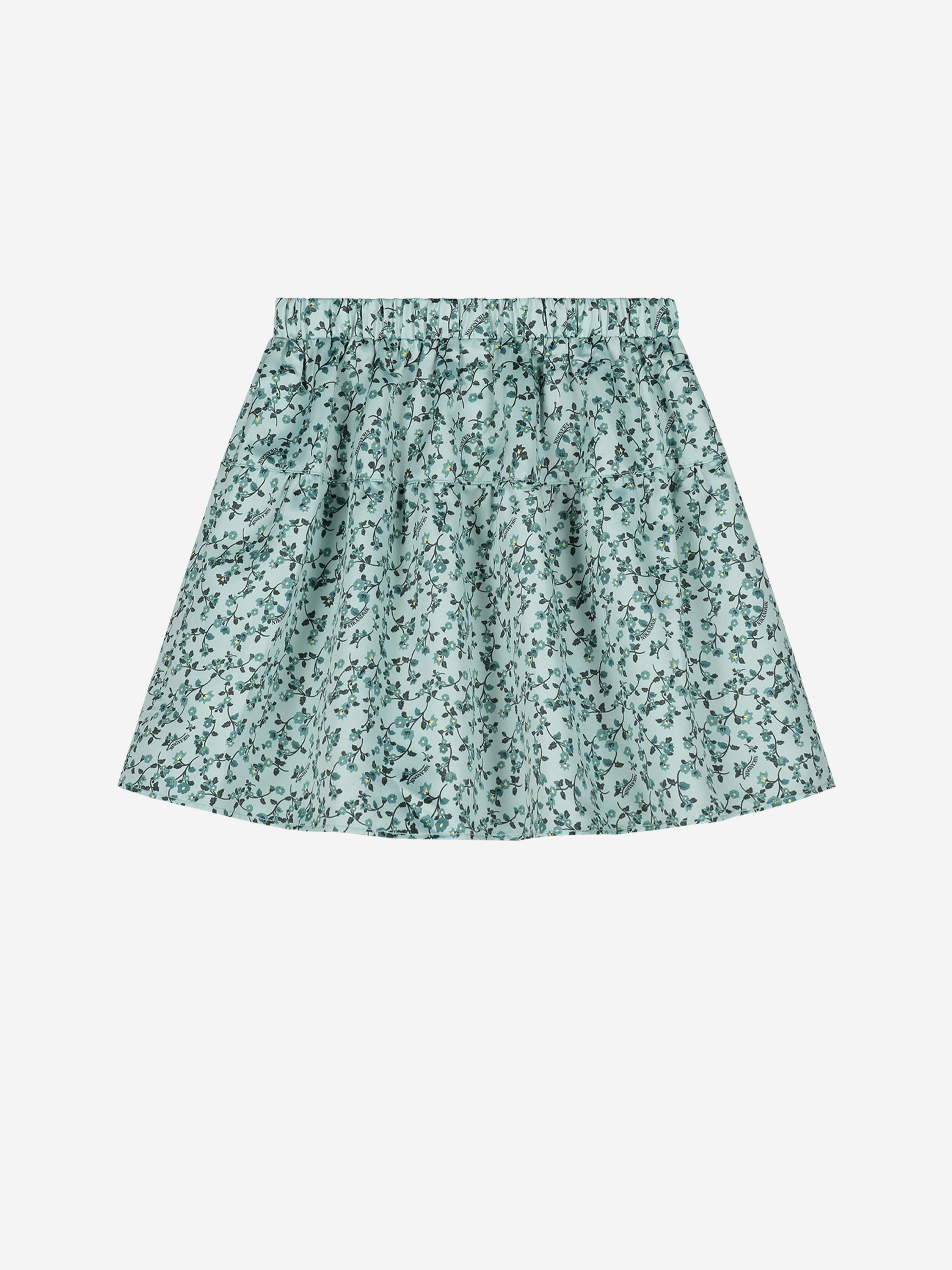 High waist skirt with flower print 