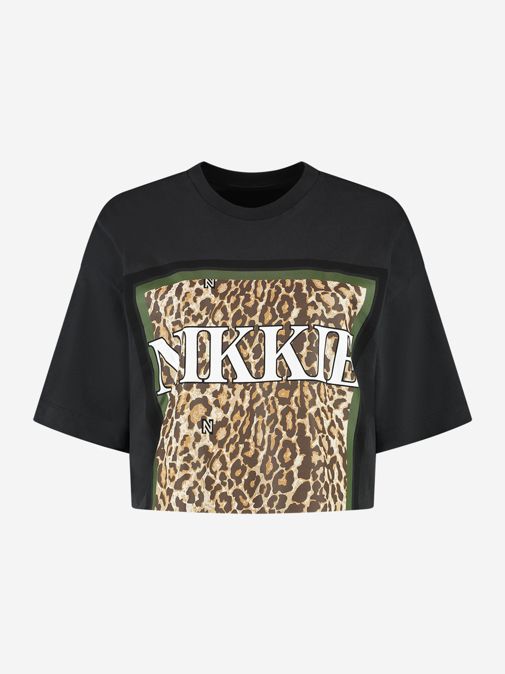 Cropped T-shirt with graphic print
