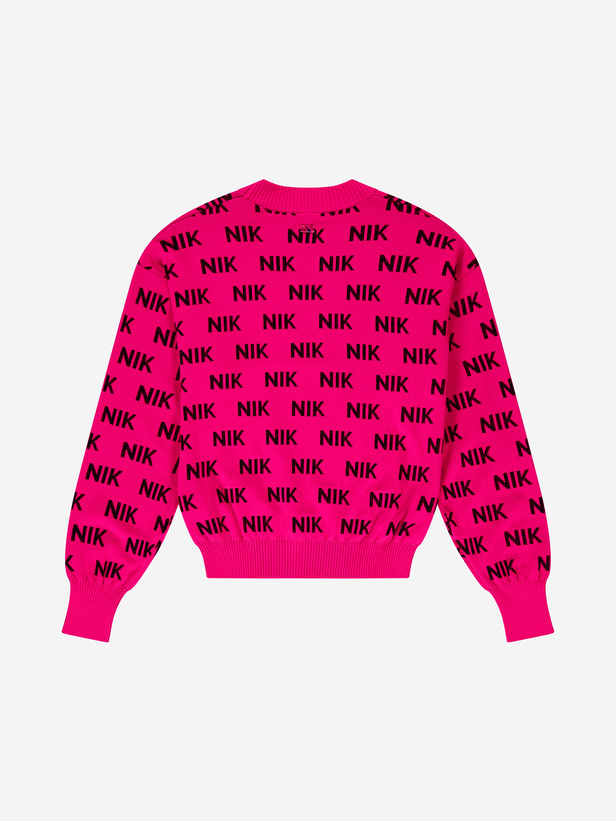 Aansluitende trui met NIK&NIK logo patroon