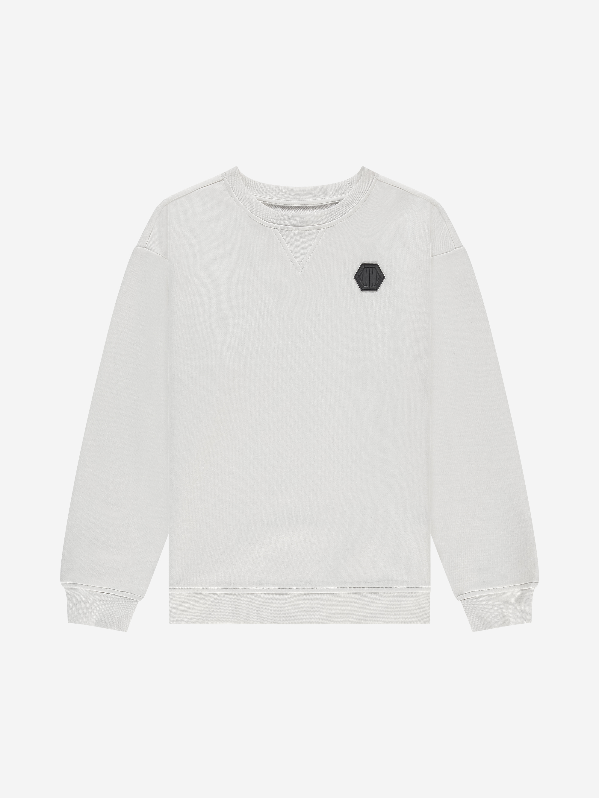 Sweatshirt with logo patch