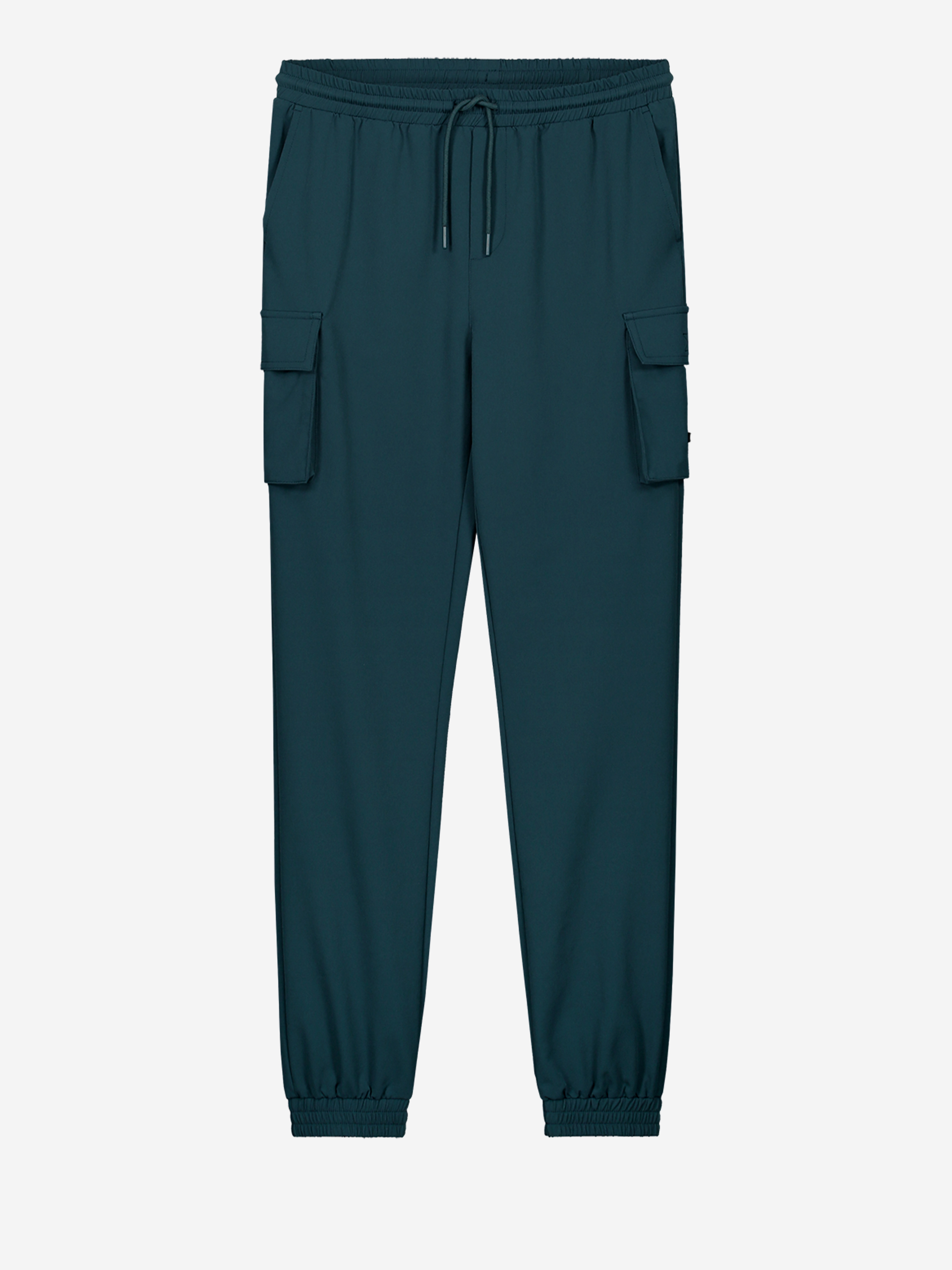 Utility pants with mid rise