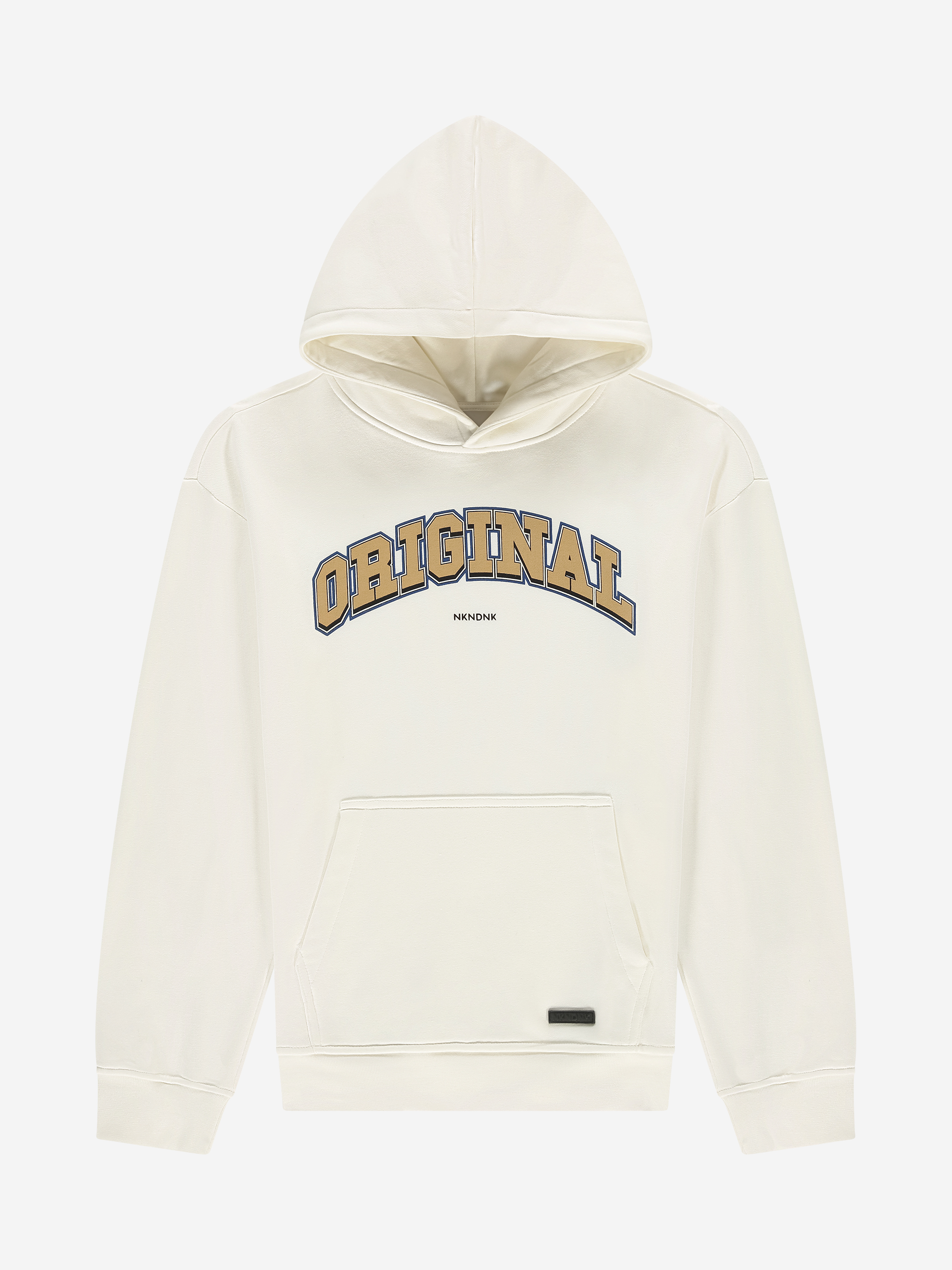 Losvallende hoodie met print