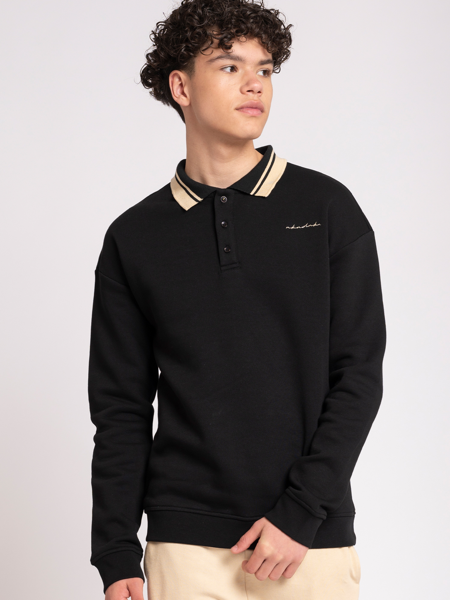 Logo Polo Sweatshirt