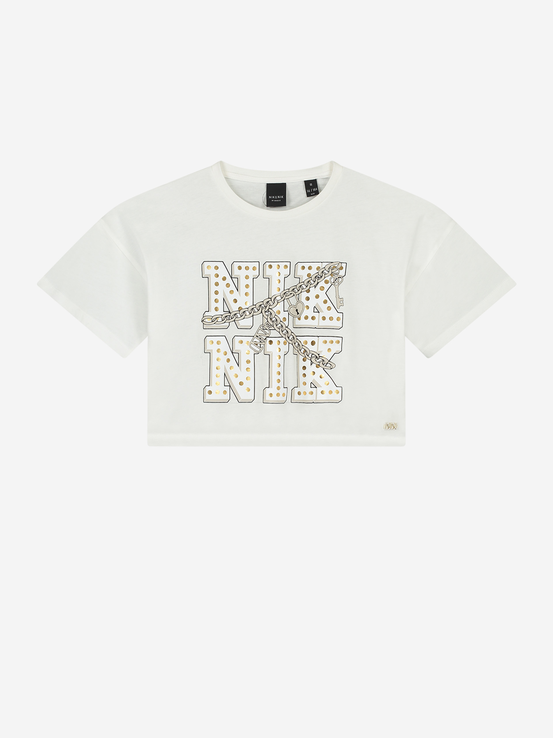 Cropped t-shirt with artwork 