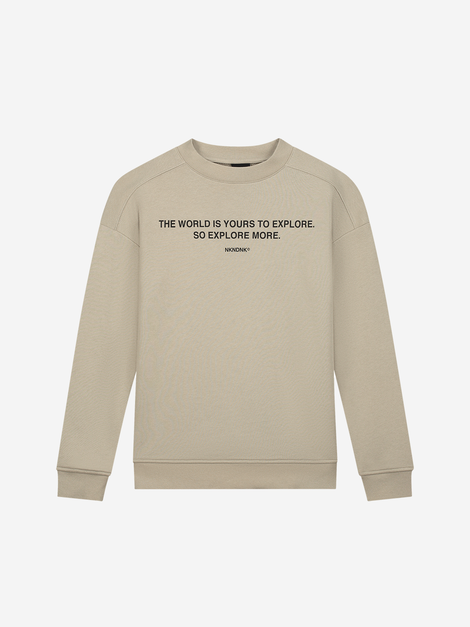 Sweatshirt met quote