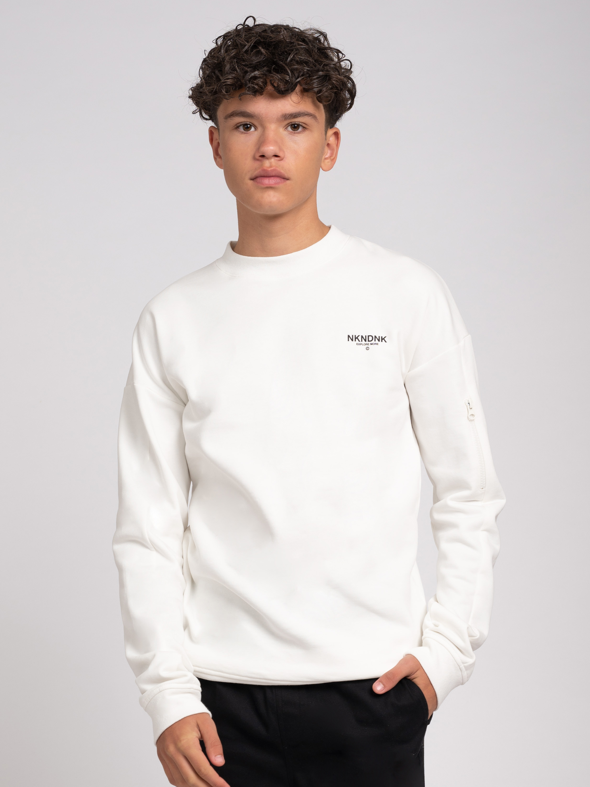 Zip Sleeve Sweatshirt