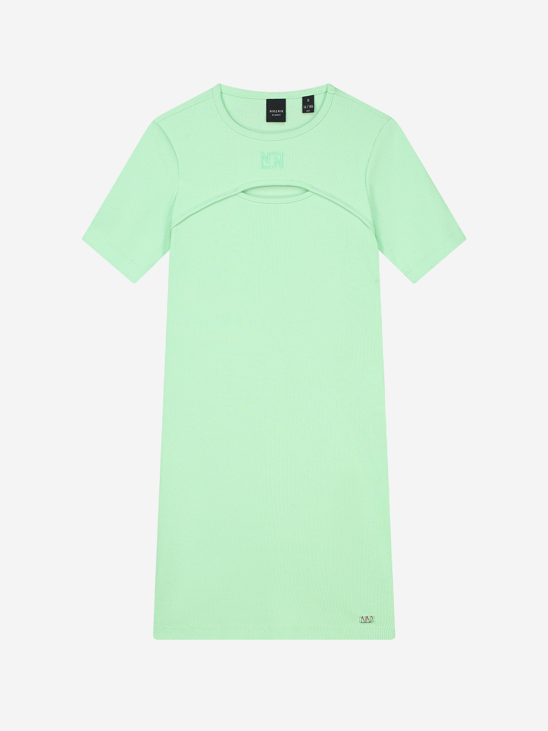 fitted sweatjurk met cut-out 