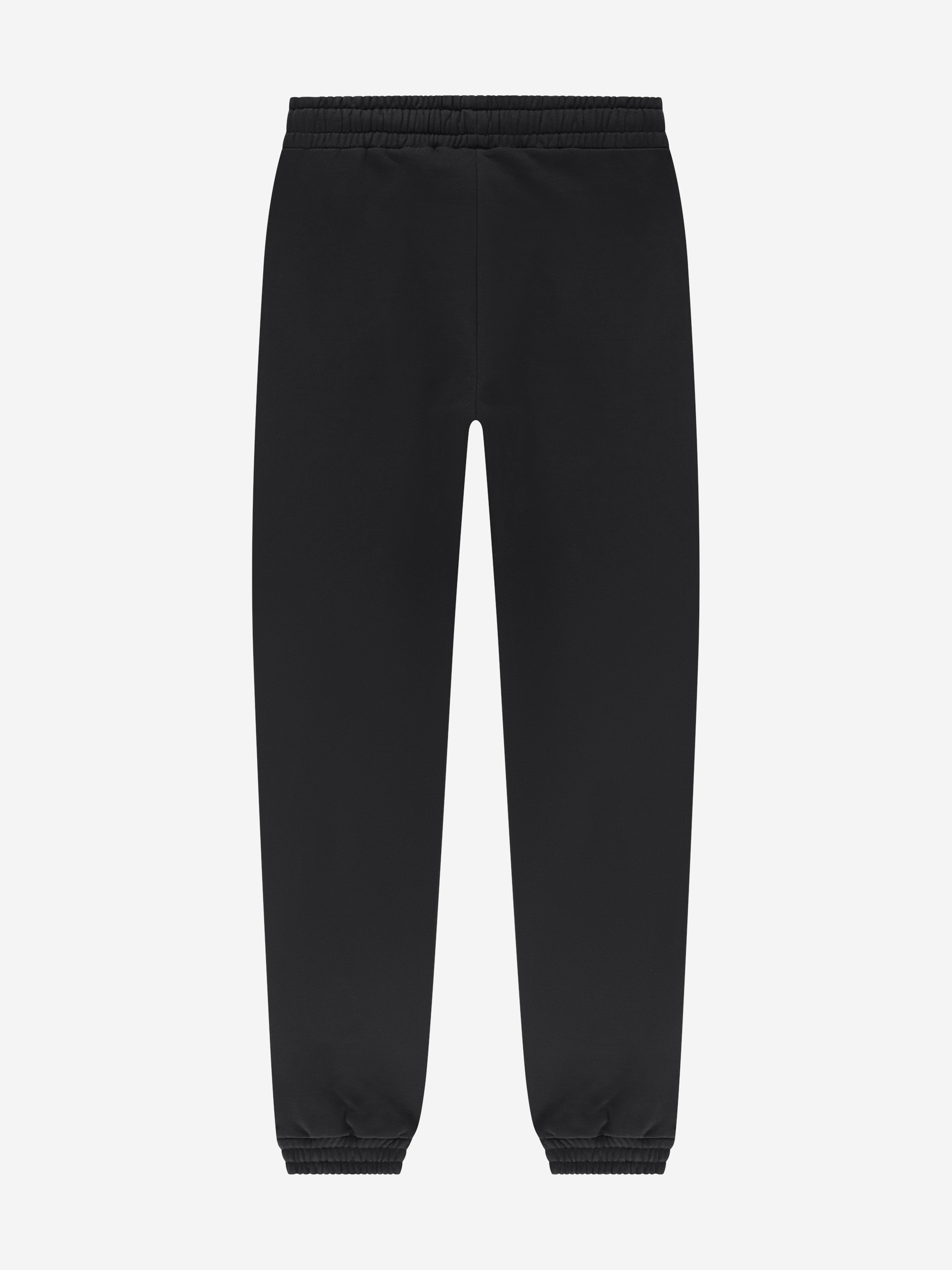 Joggers with elastic waistband and logo patch