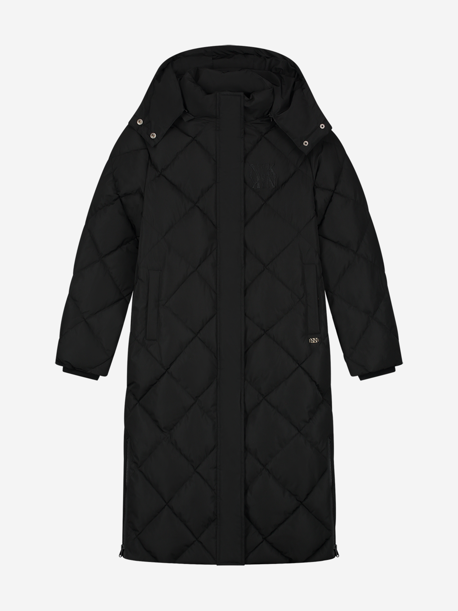 Long puffer coat 