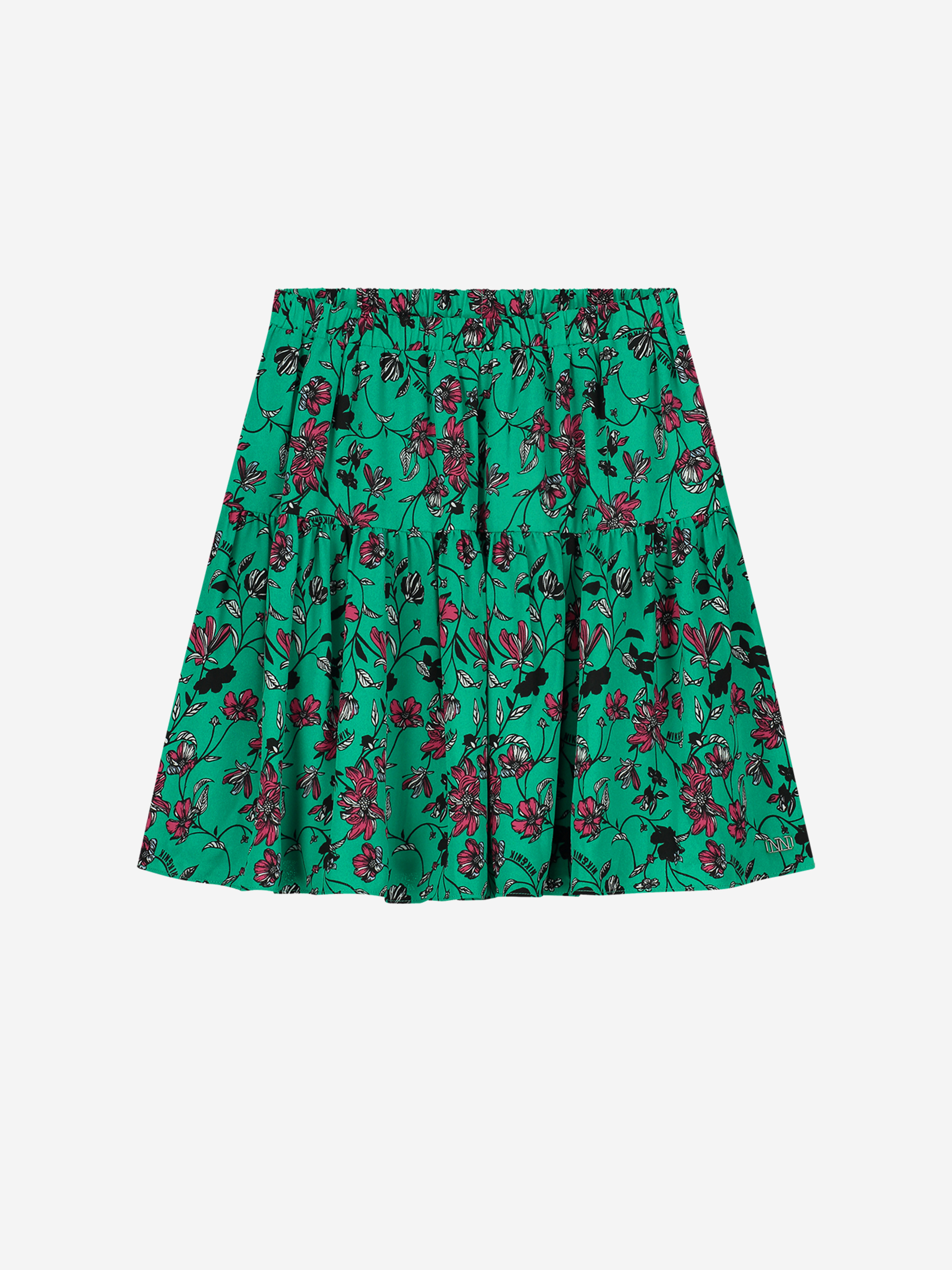  A-line skirt with elastic waistband