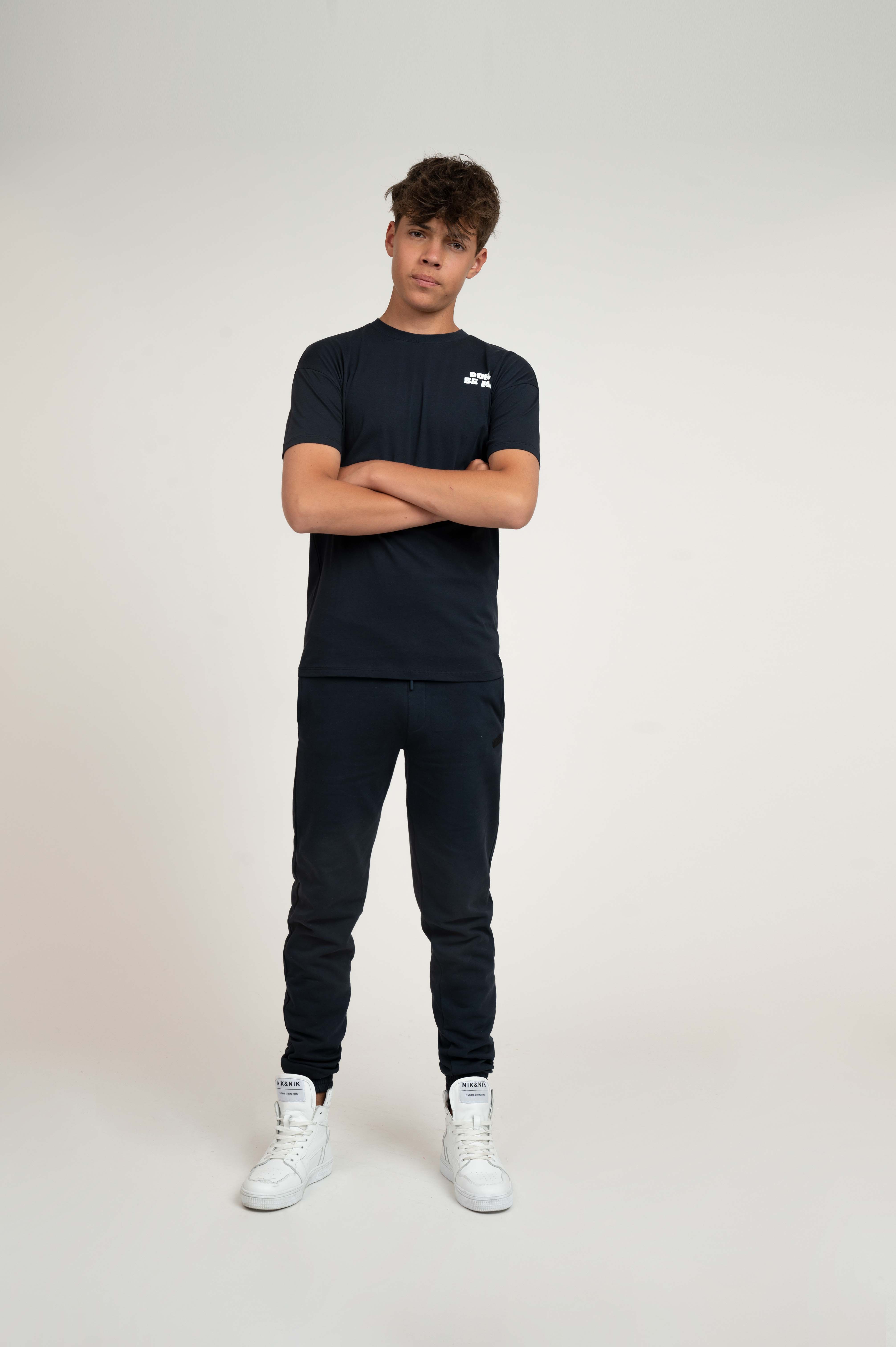 Sweatpants met middelhoge taille 