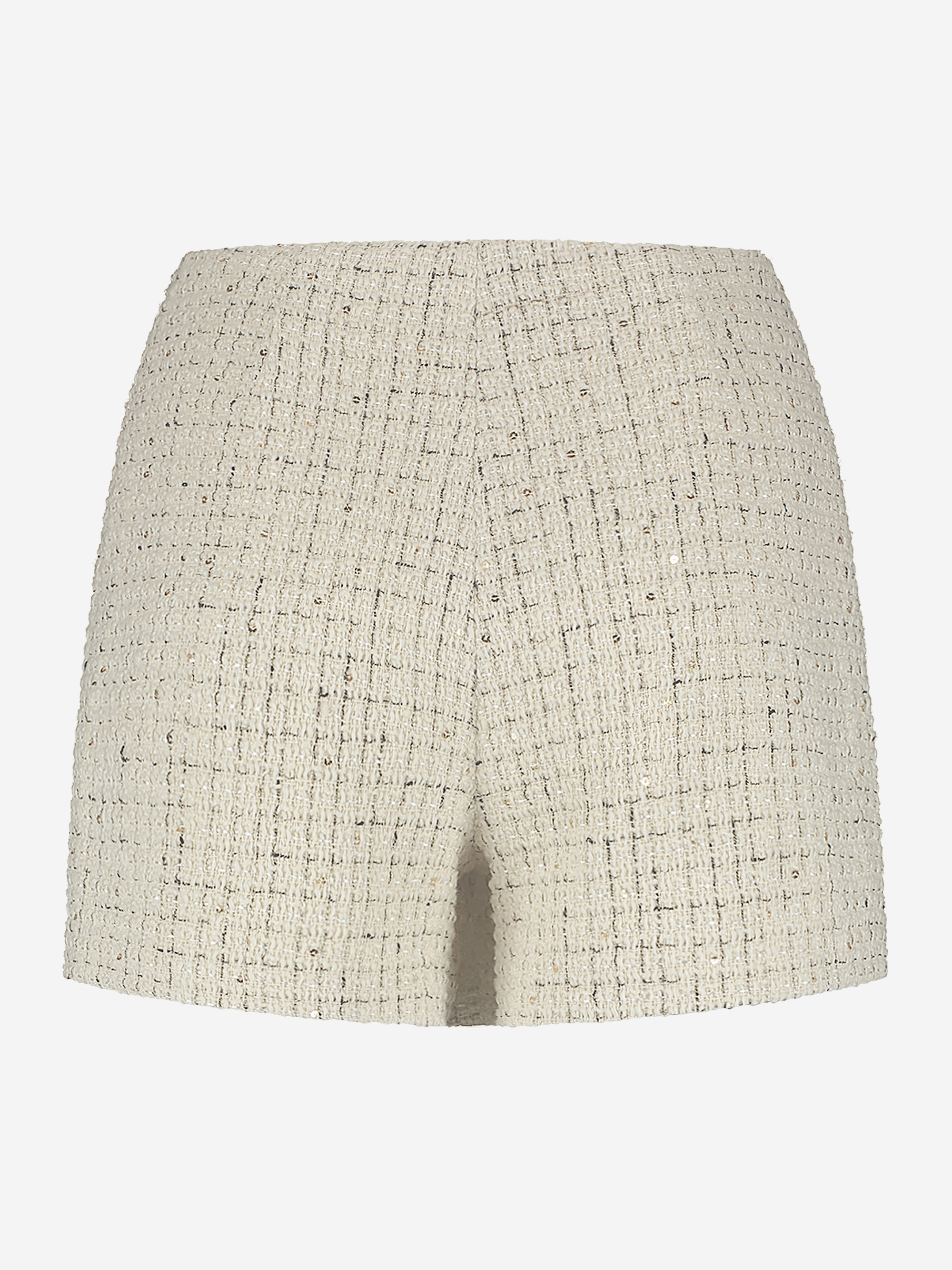 Aansluitende skort met pied-de-poule patroon