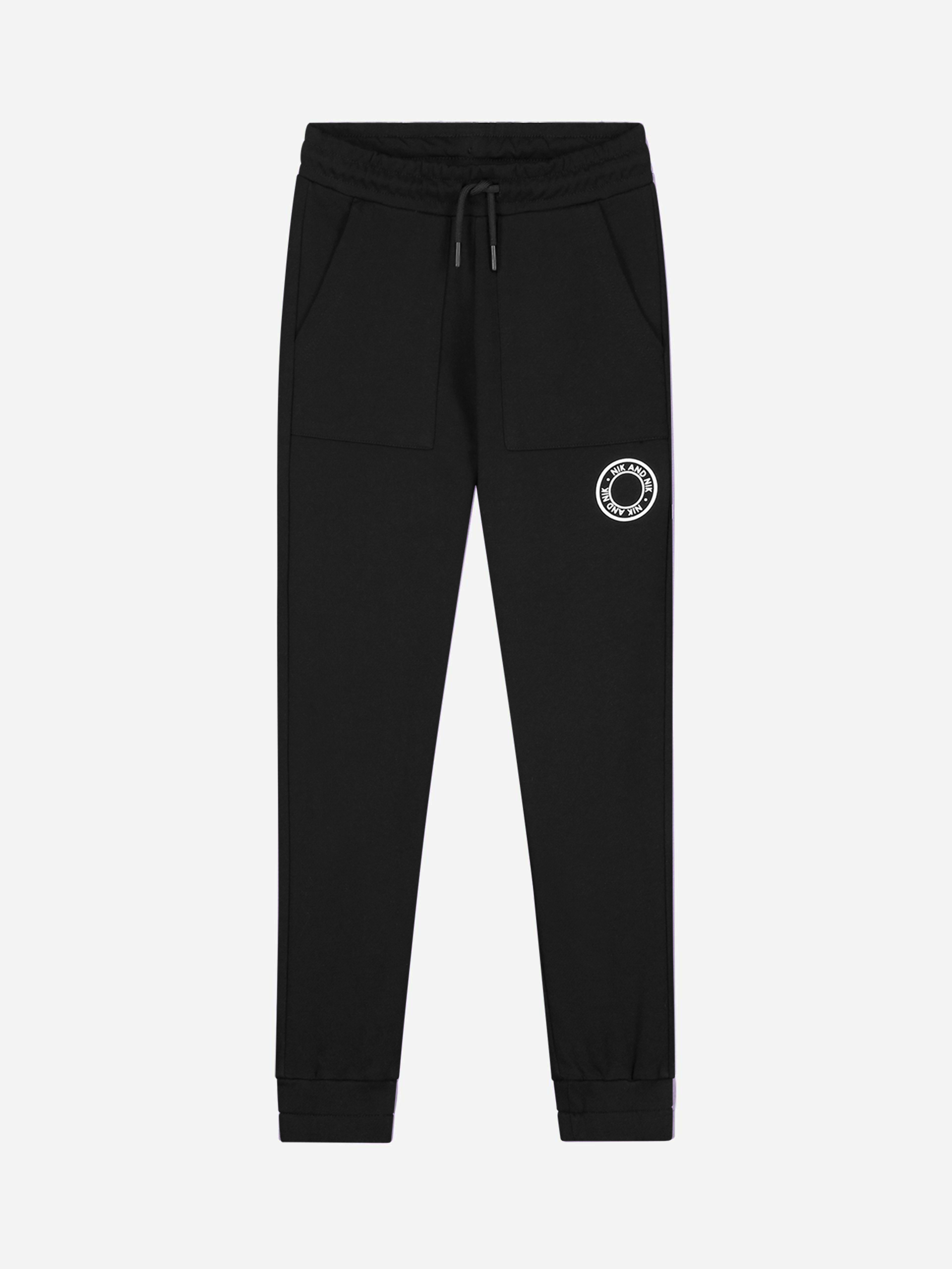 Fitted sweatpants with high waist  