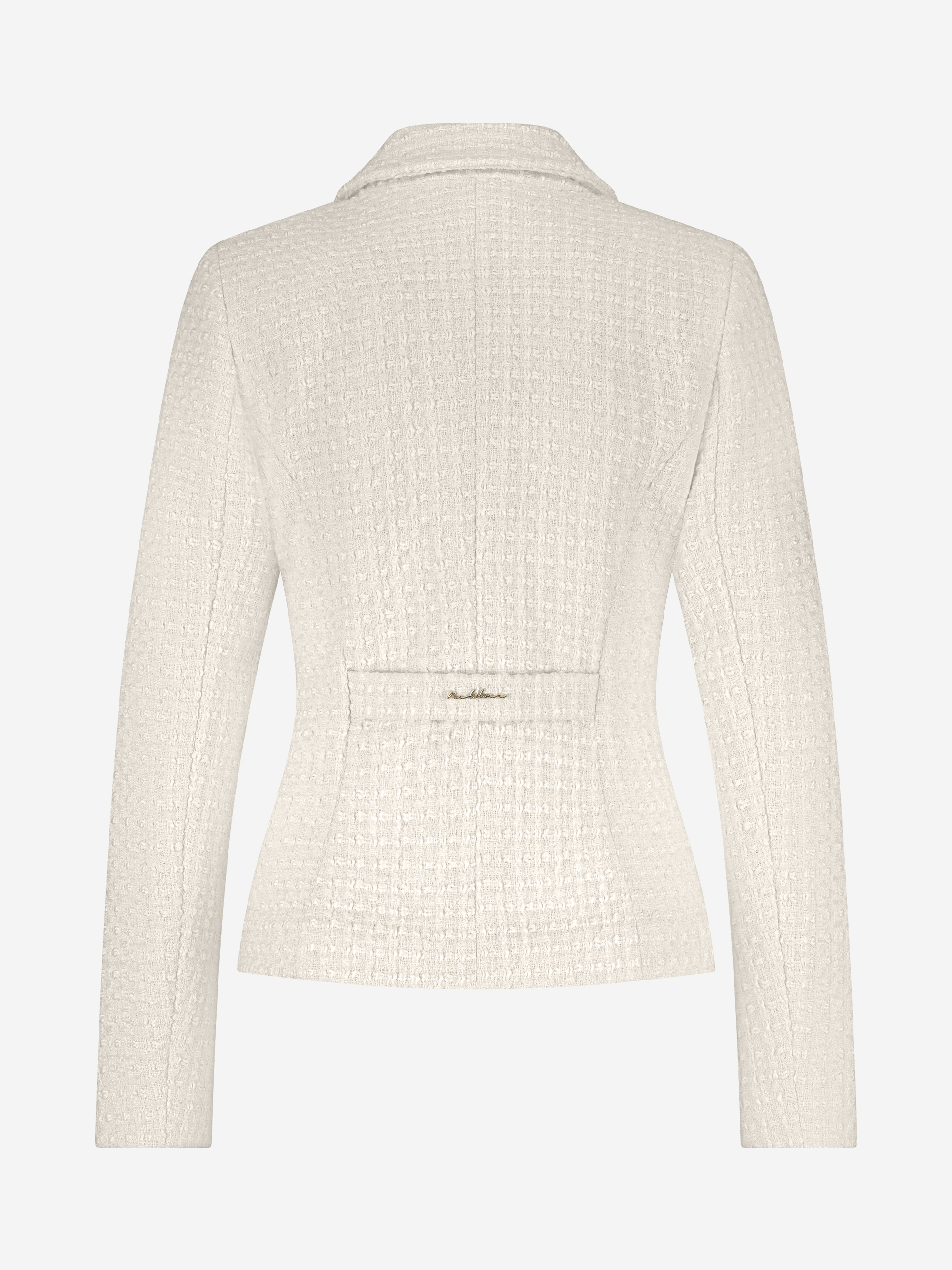 Double-breasted blazer van tweed