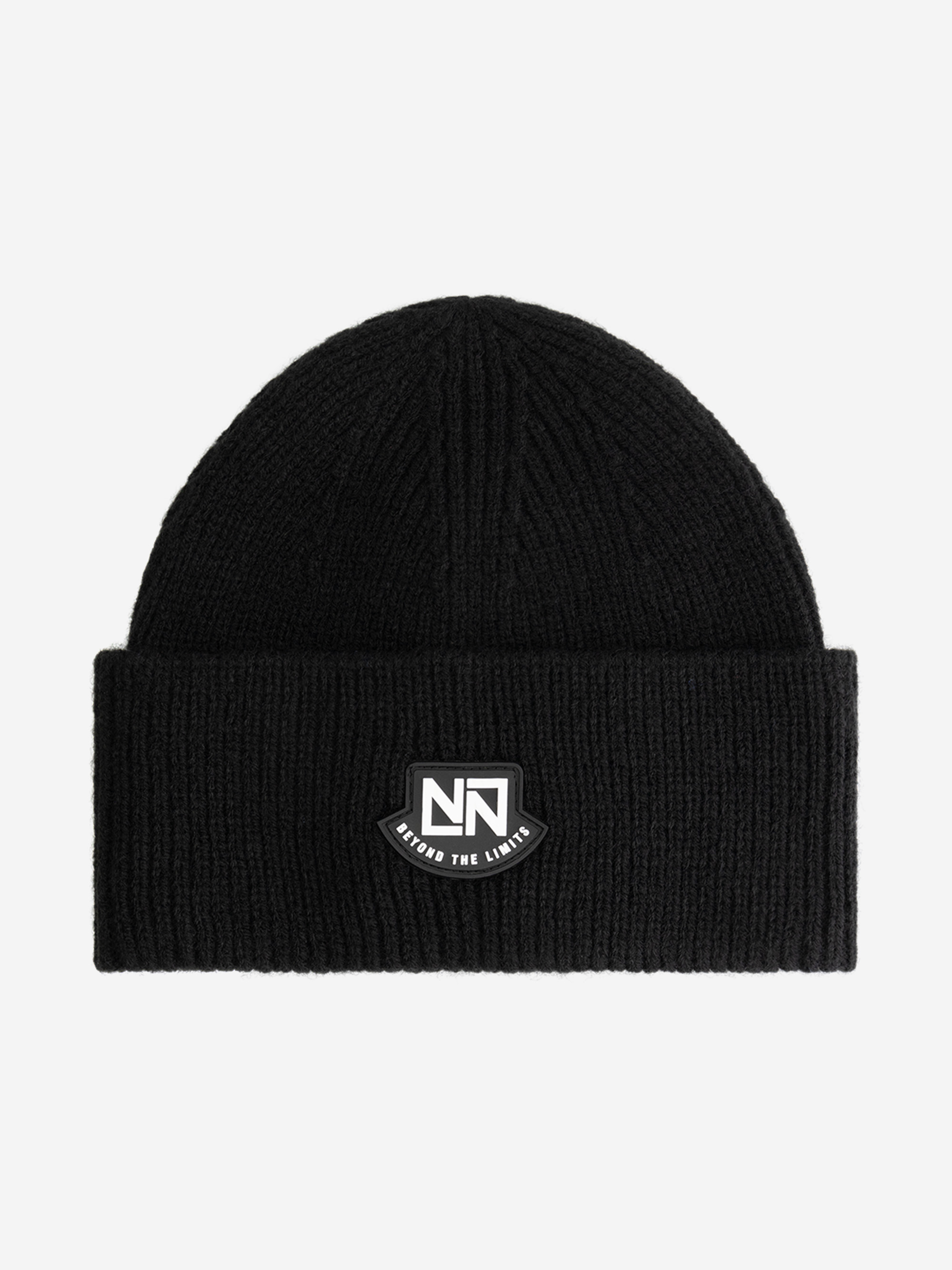 Gebreide muts met NIK&NIK logo patch