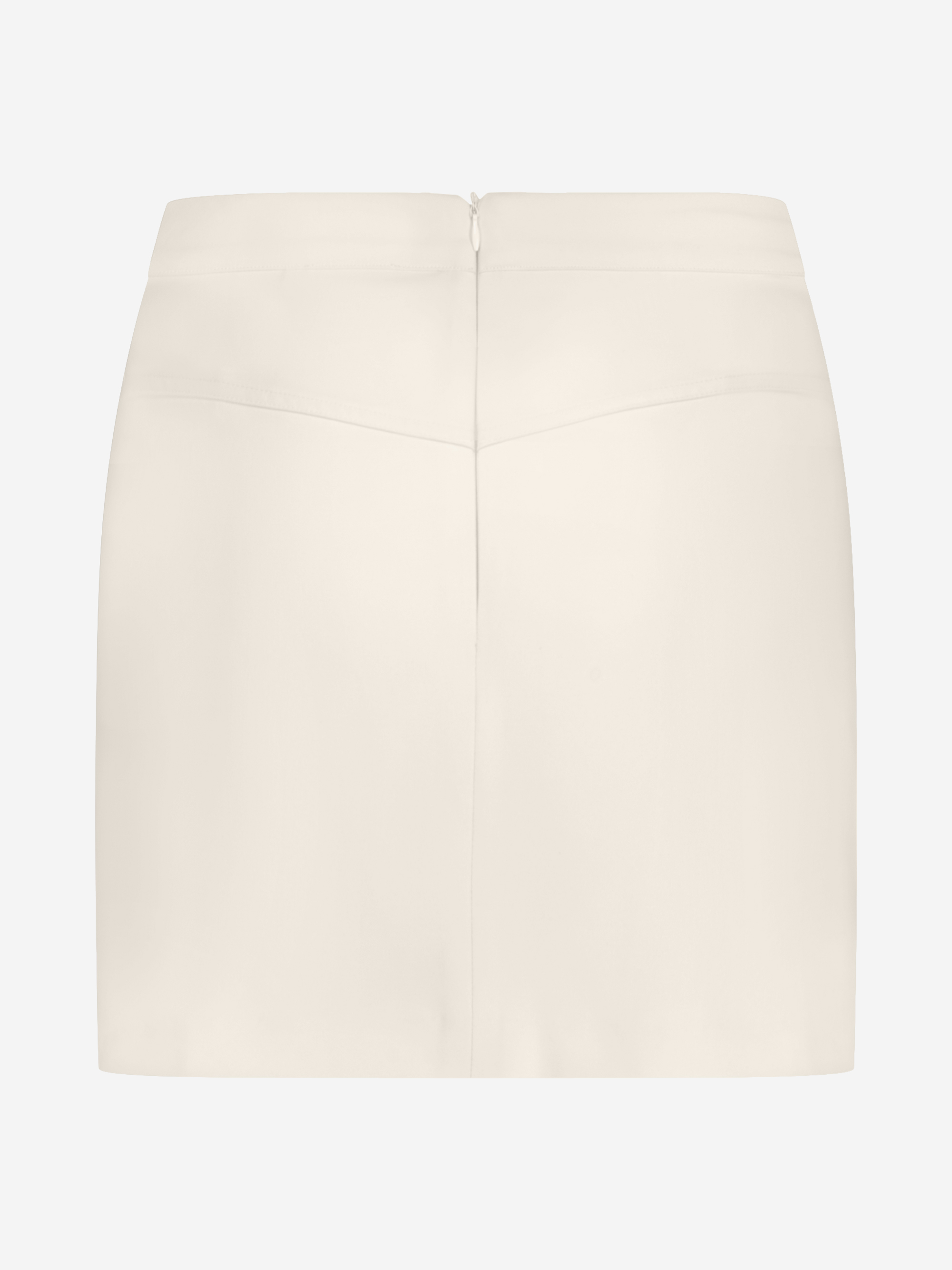 Fitted short skort with chain detail
