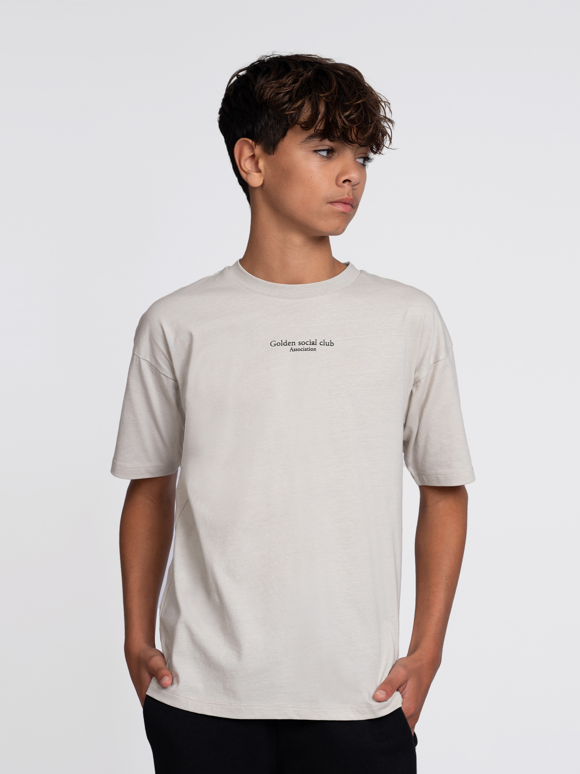 T-shirt met tekstopdruk