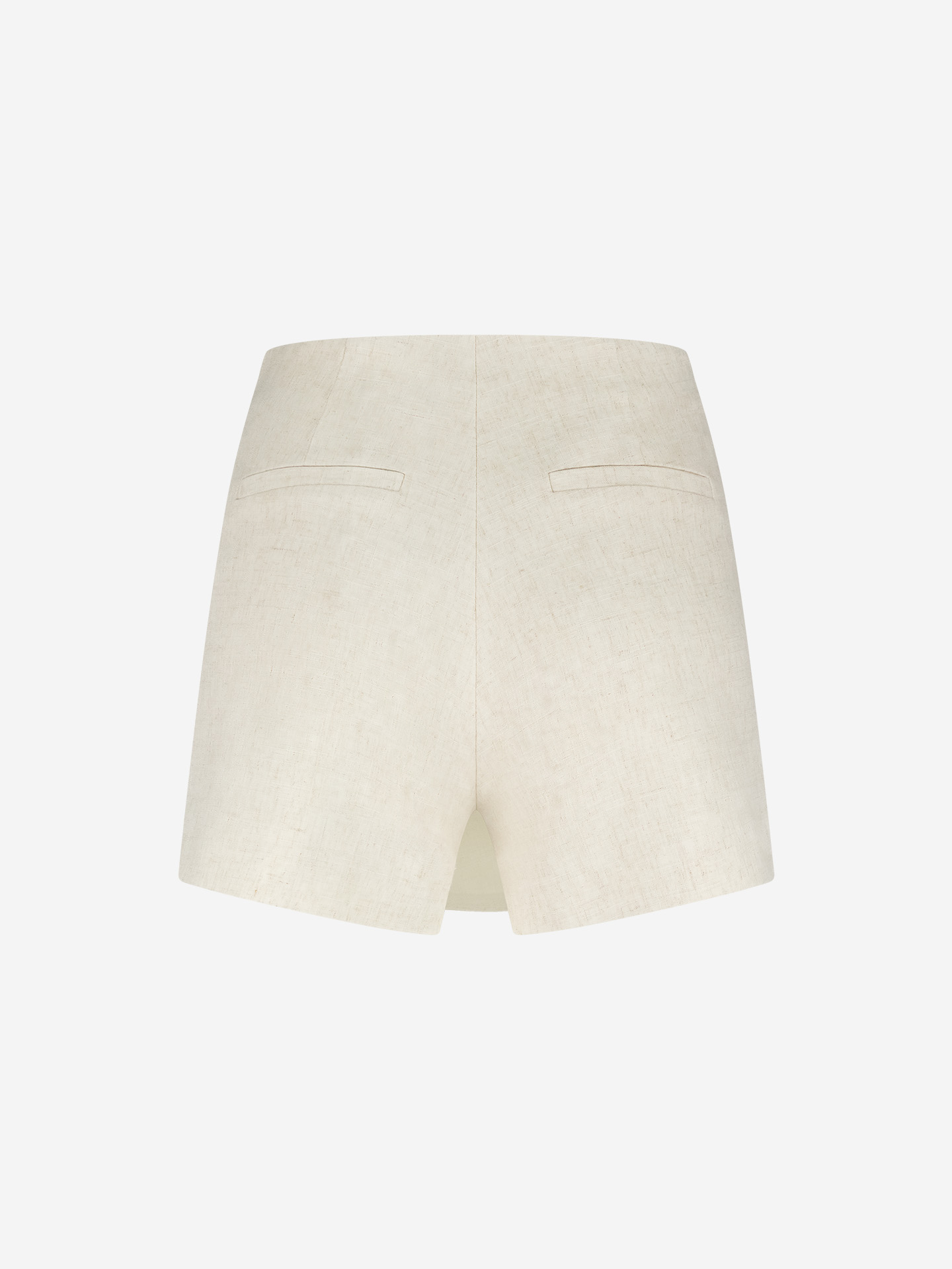 Gemêleerde skort met asymmetrische overslag