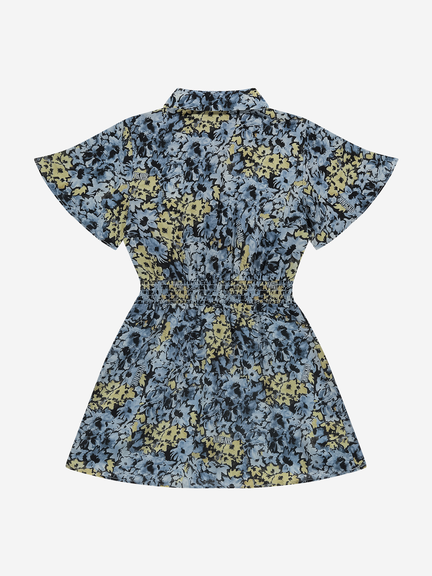 A-line dress with logo print