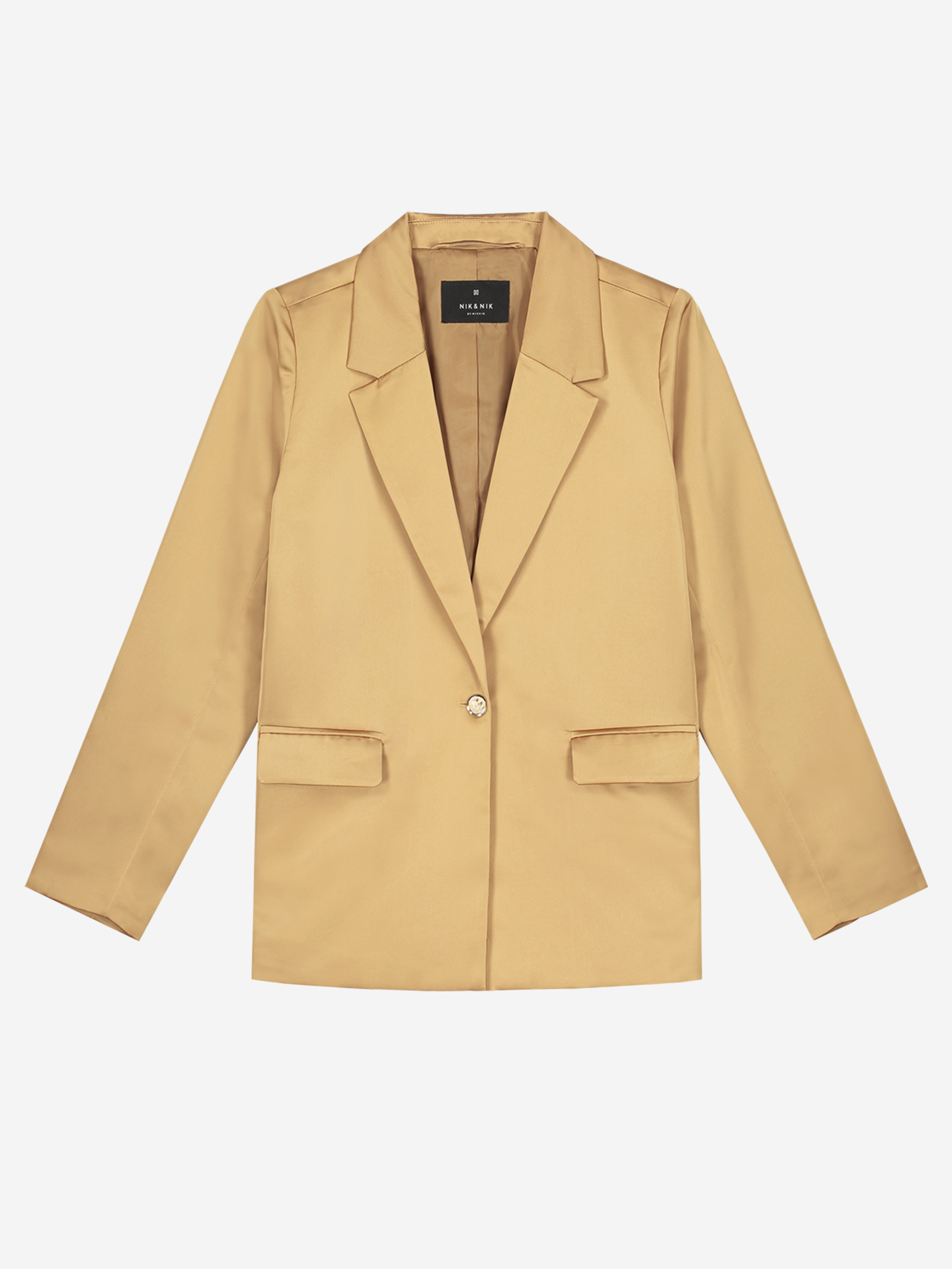 Satin look blazer