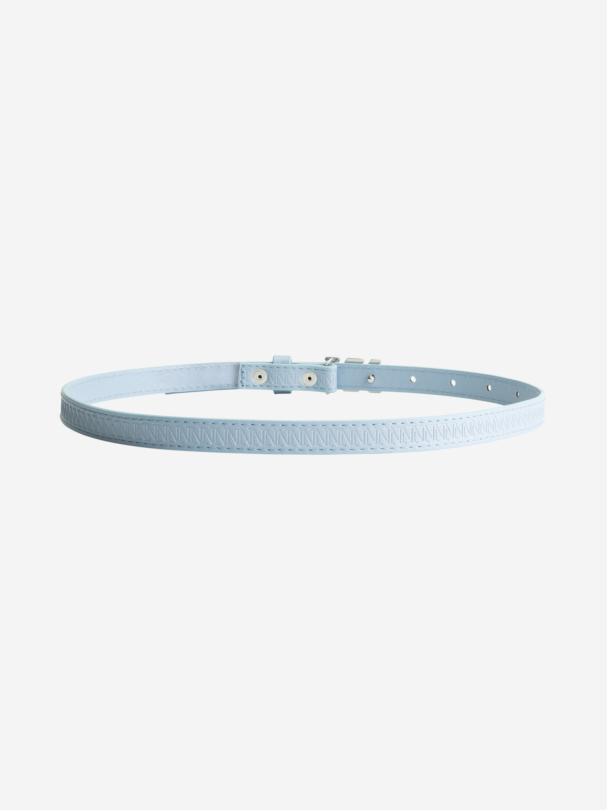 Waist belt with logo pattern
