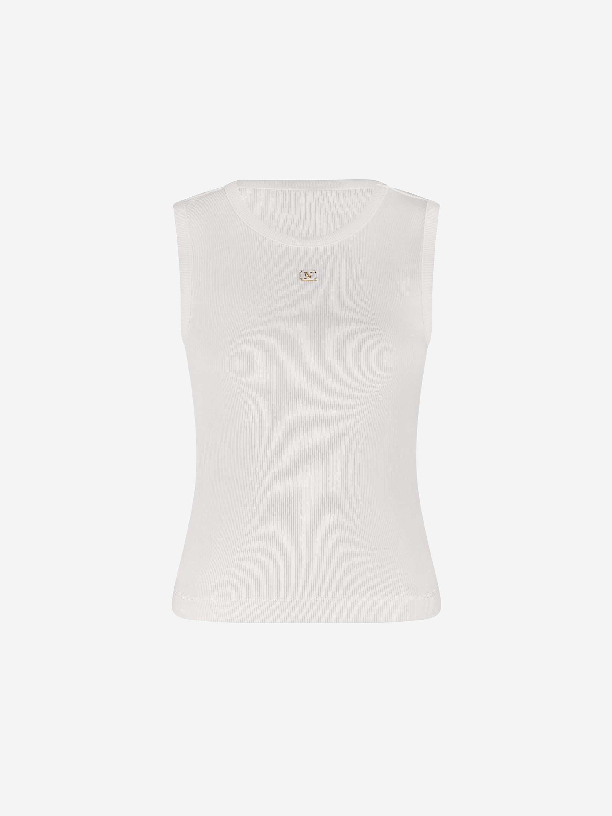 Ribbed basic top