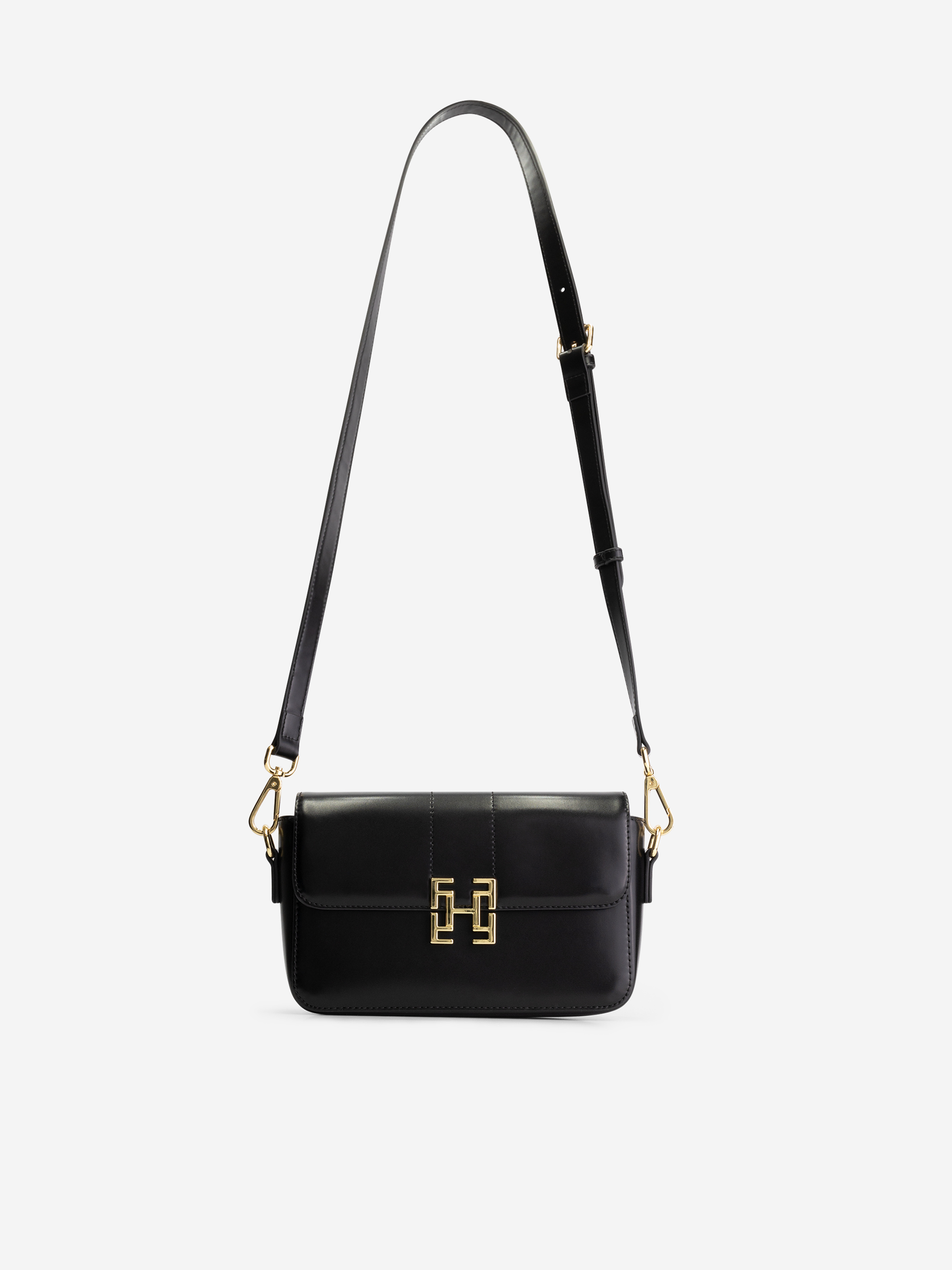 Faux leather bag with FH buckle 