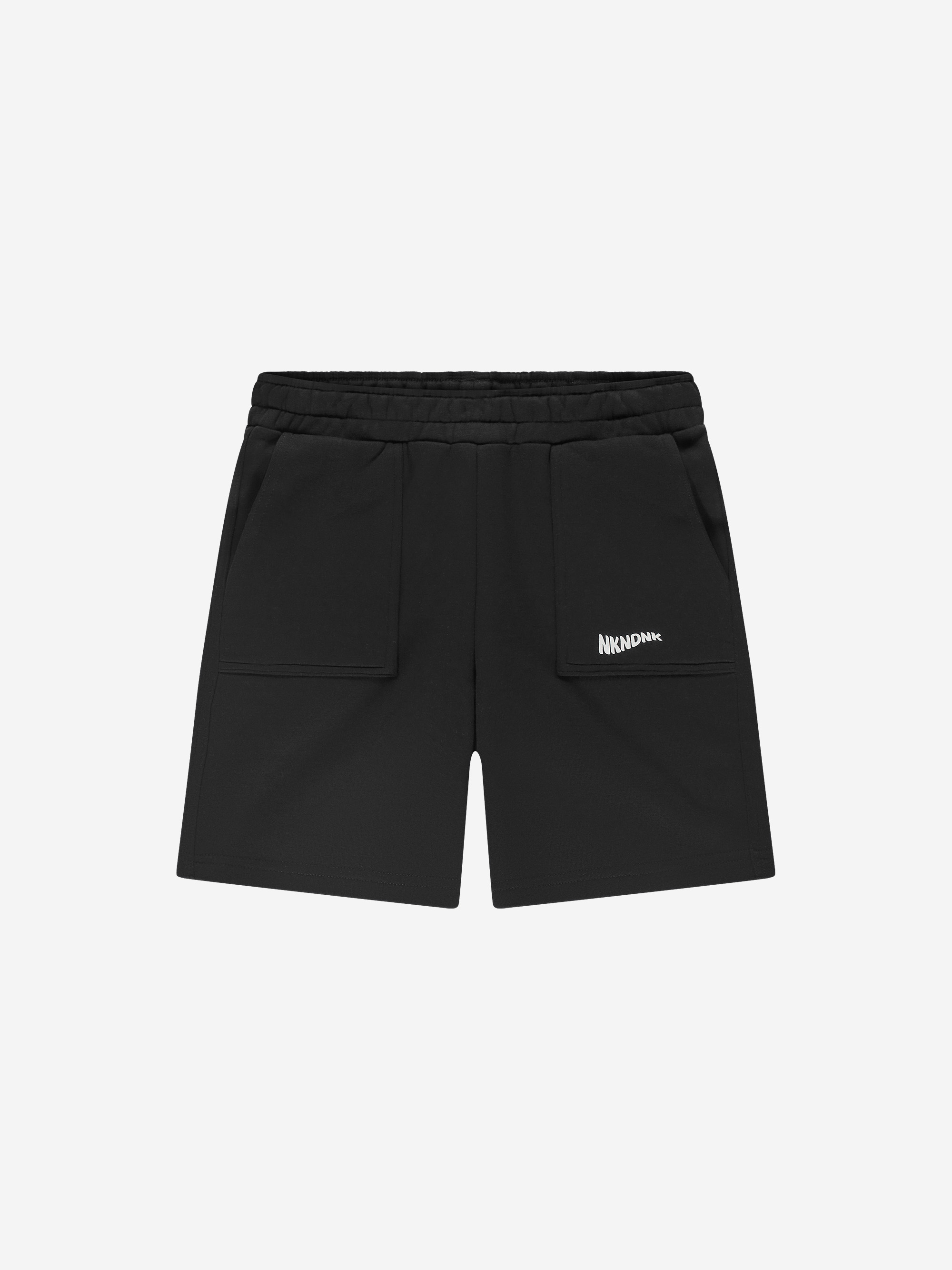 Sweat shorts with elastic waistband
