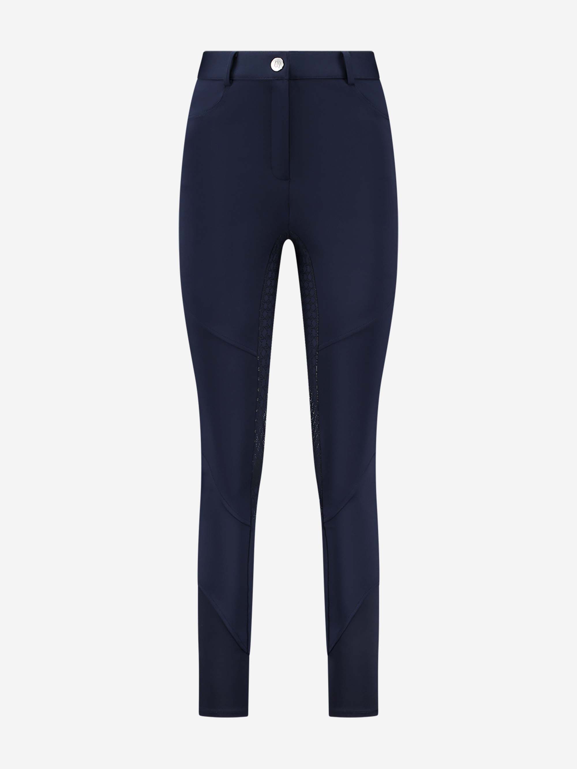 High waist riding breeches with silicone N monogram 