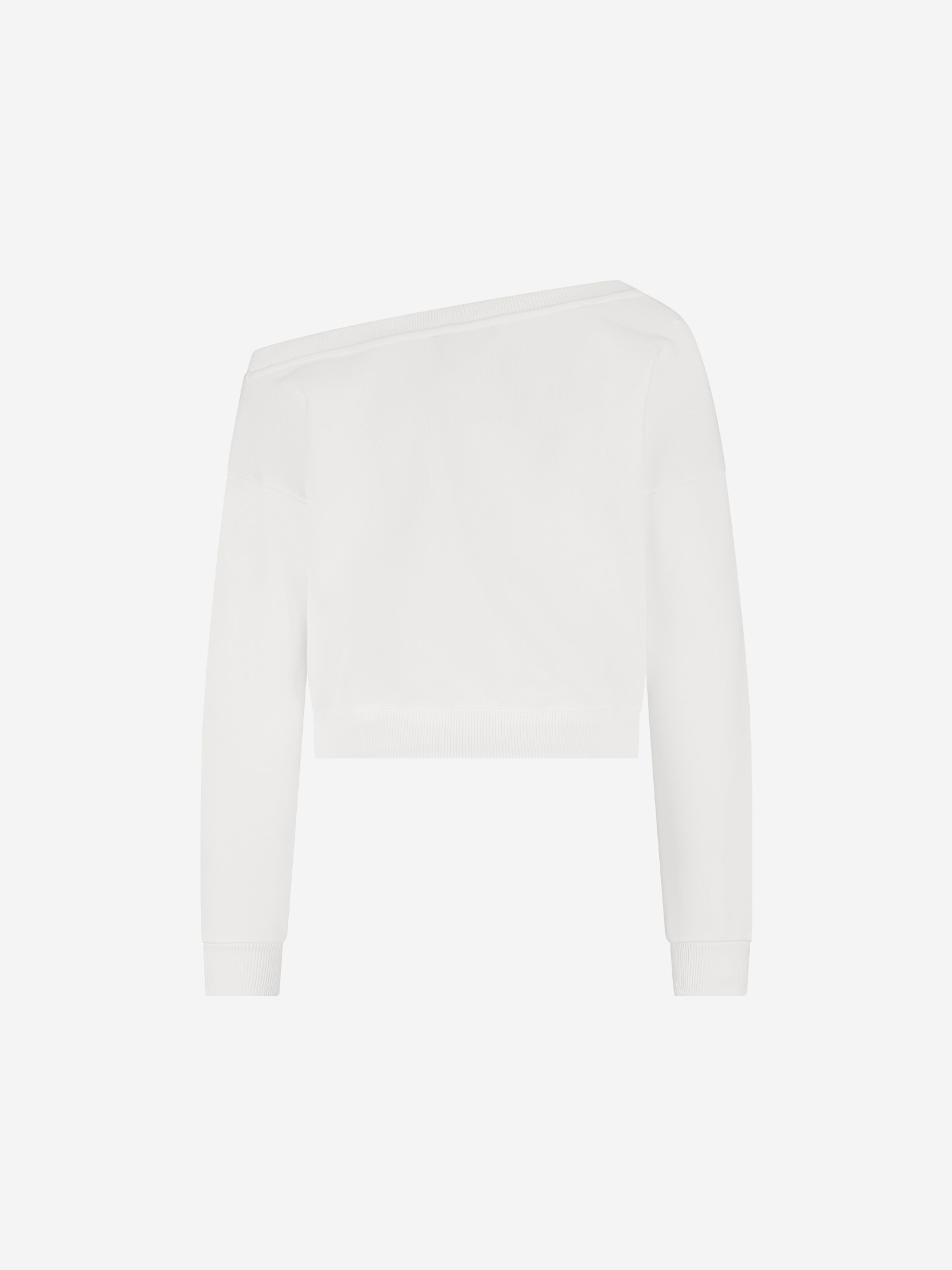 Sweater met asymmetrische hals
