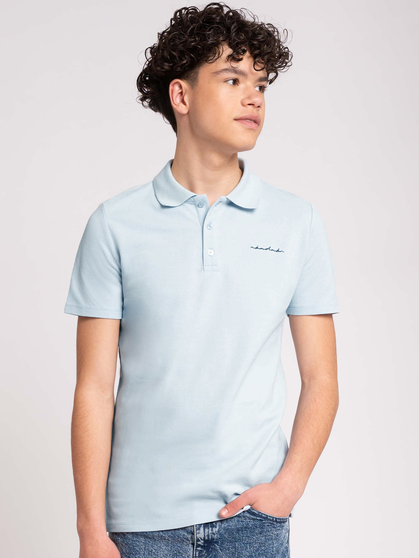 Polo with small logo