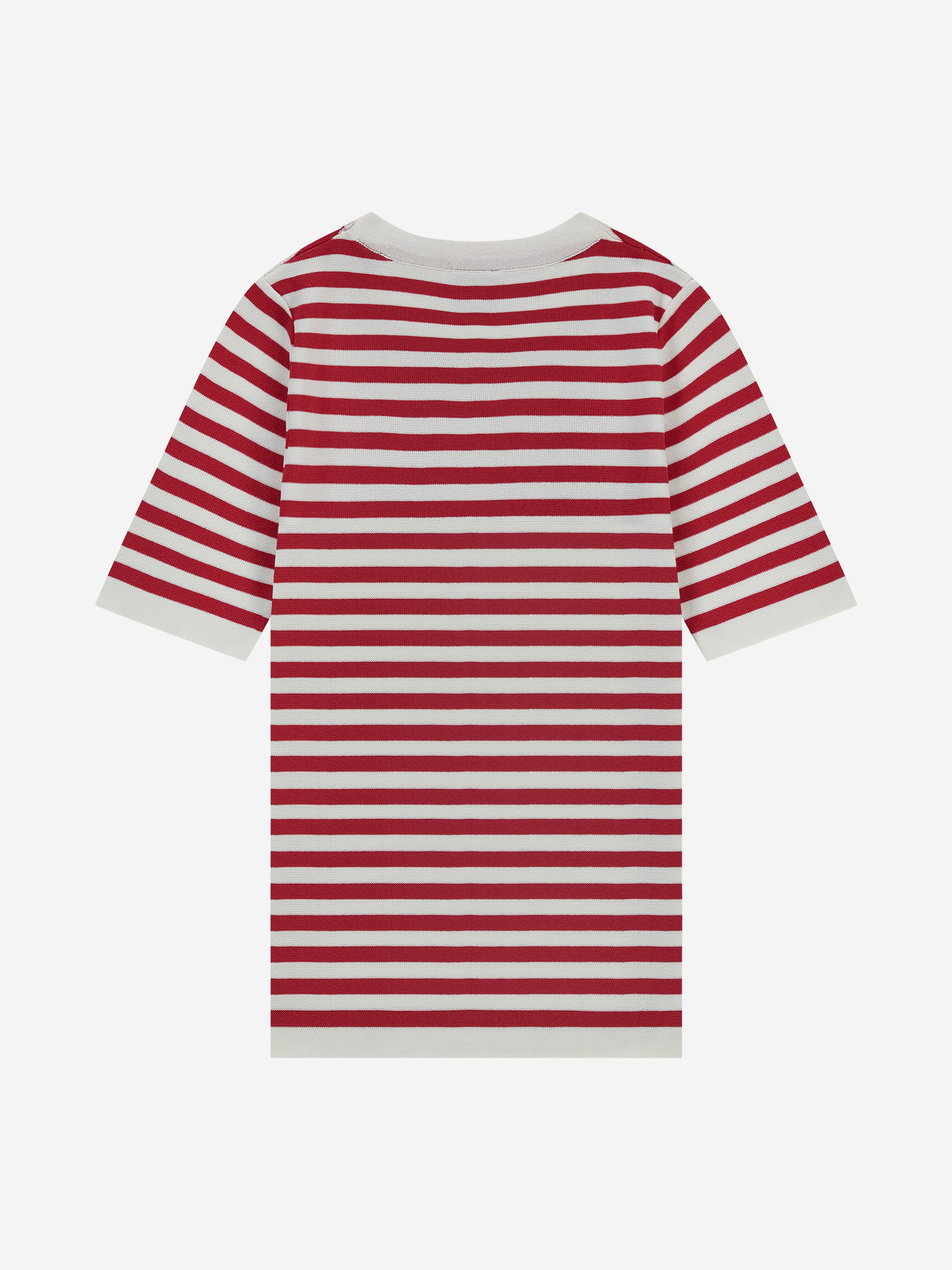 Striped T-shirt with subtle logo