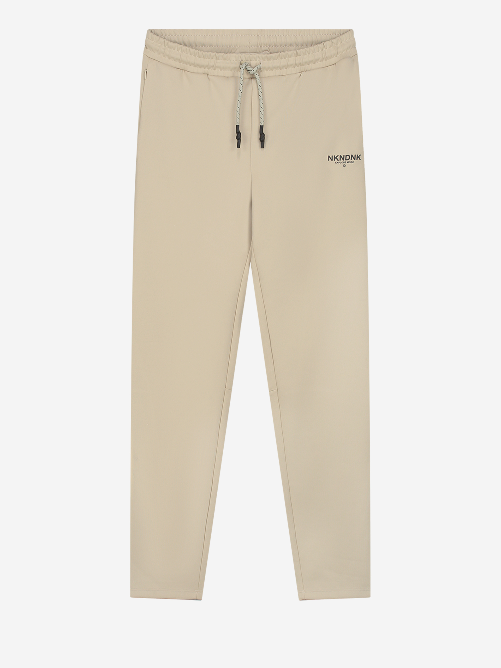 Pants with mid rise and cord