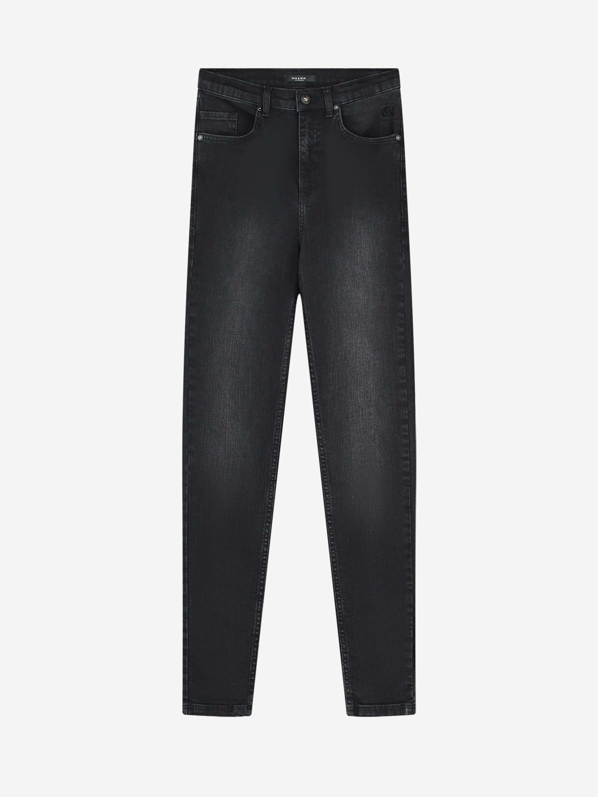 Skinny jeans met hoge taille