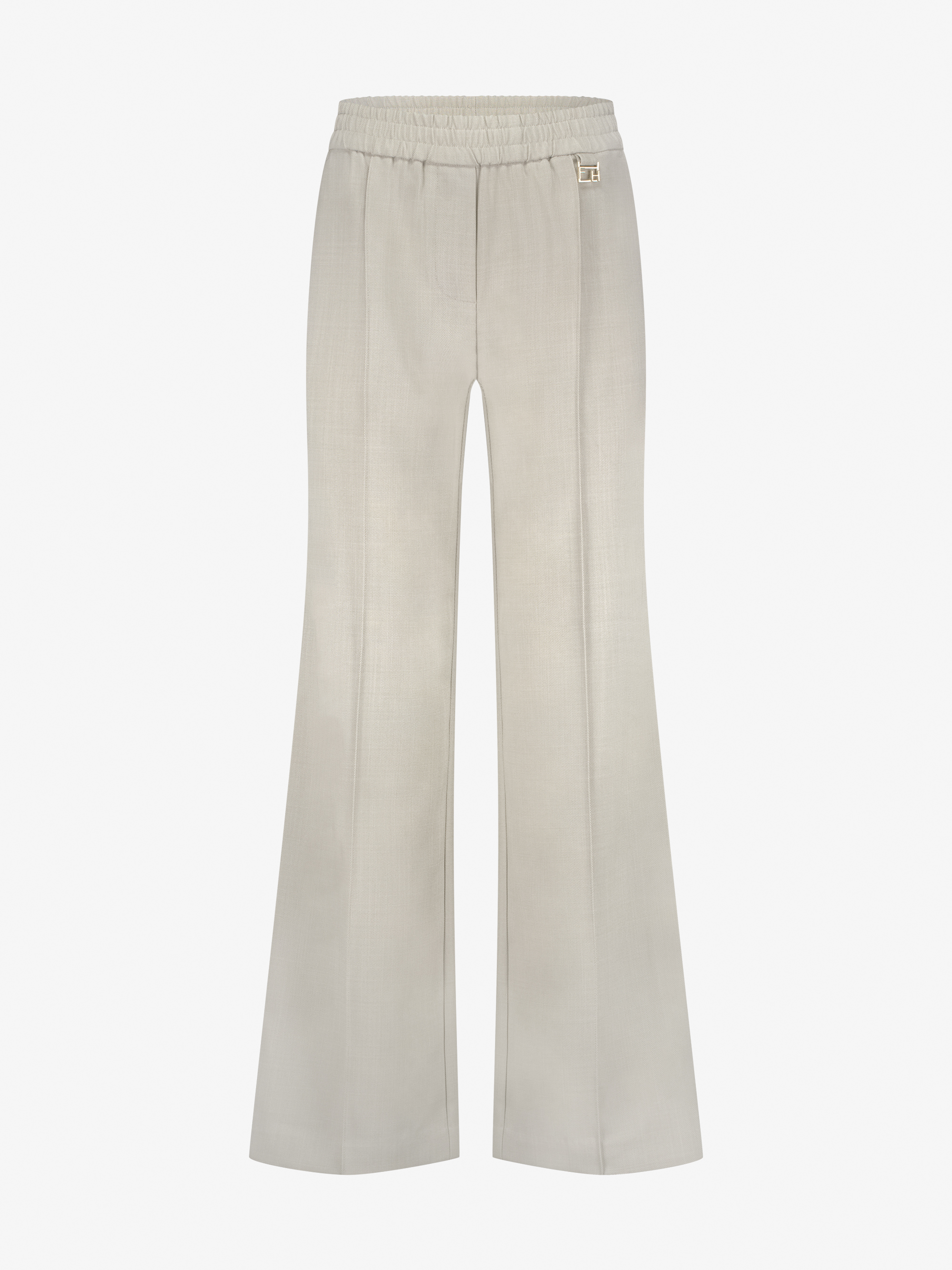 Trousers with elastic waistband and FH logo detail